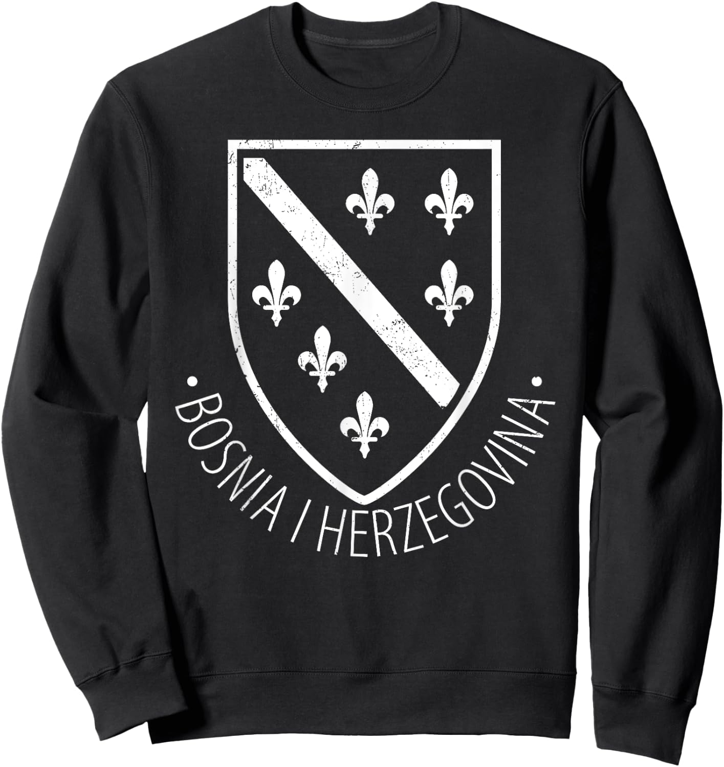 Bosnien Herzegowina bosnisch reisend herzegowinisch national Sweatshirt - Sweatshirt | Black