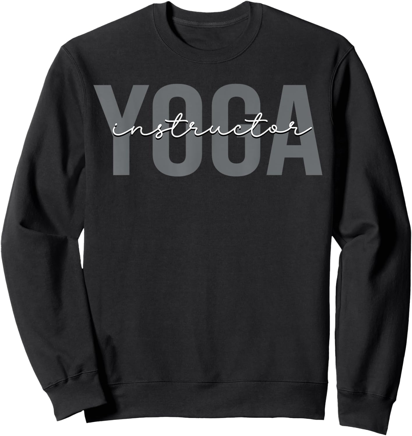Yoga Instructor Yoga Teacher Meditation Sweatshirt - Sweatshirt | Black