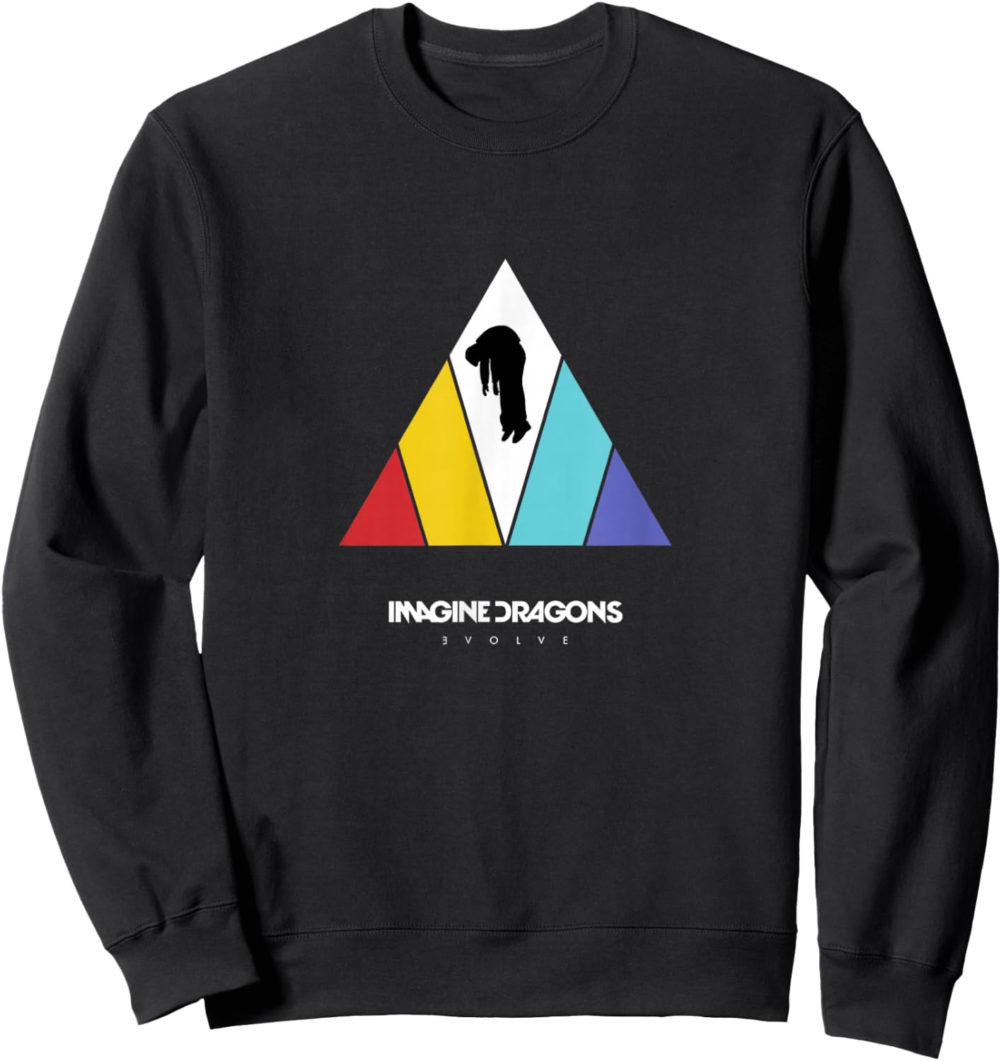 Imagine Dragons Triangle Logo Black , black Sweatshirt - Sweatshirt | Black
