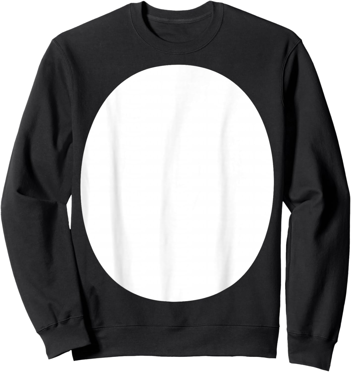 Panda Bear Costume Halloween DIY Costume Funny Adult Children , black Sweatshirt - Sweatshirt | Black