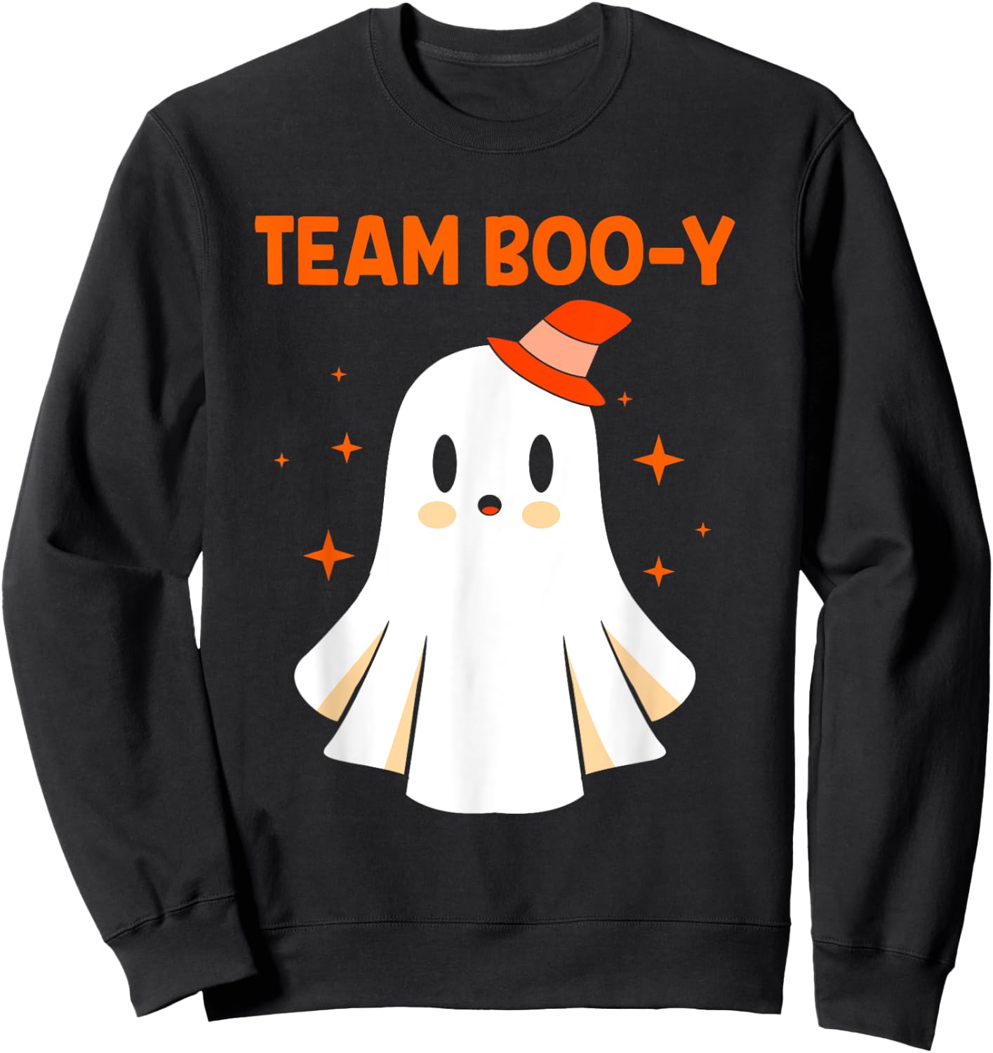Halloween Team Booy Team Boy Gender Reveal Sweatshirt - Sweatshirt | Black