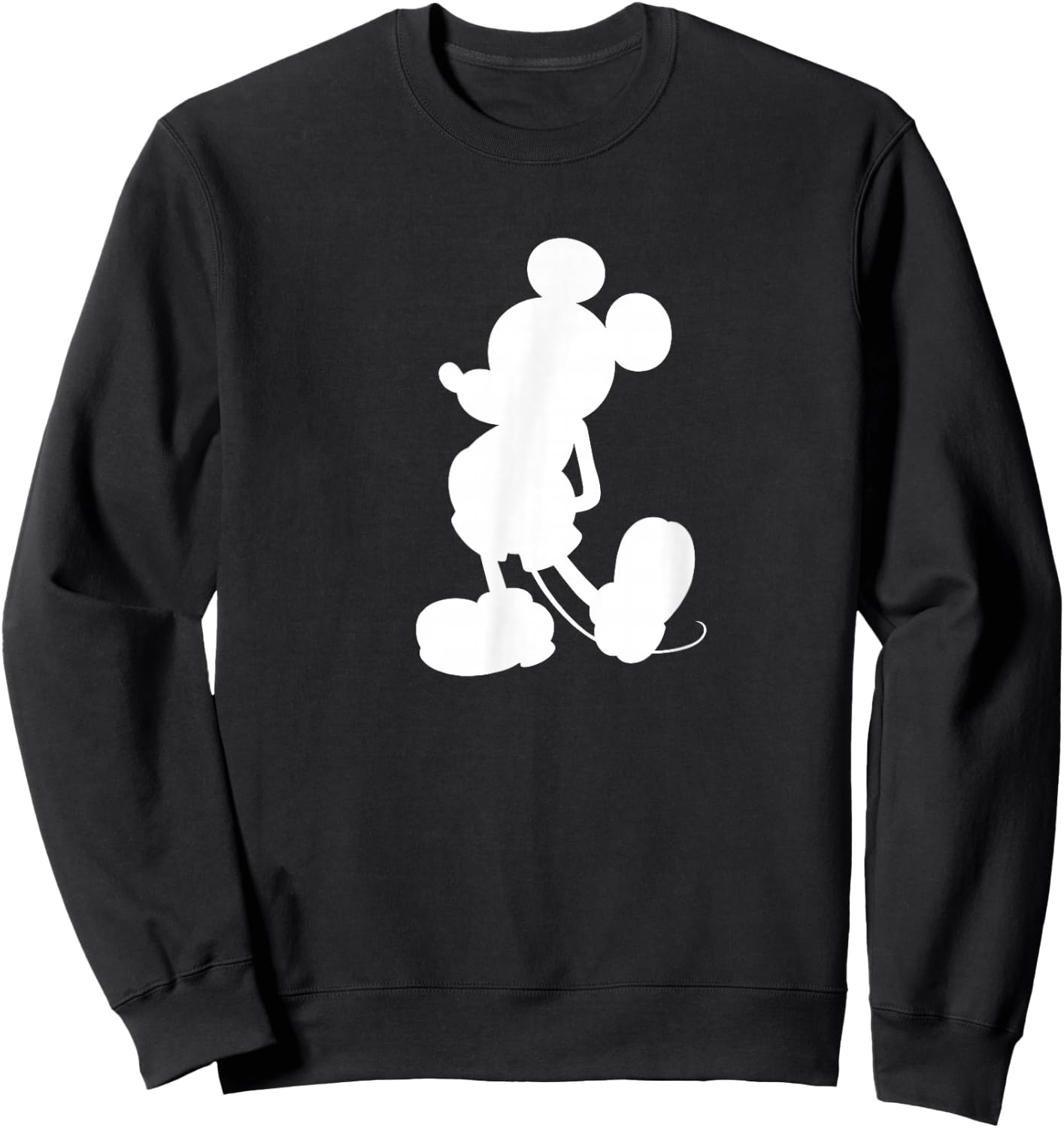 Mickey Mouse Silhouette Sweatshirt - Sweatshirt | Black