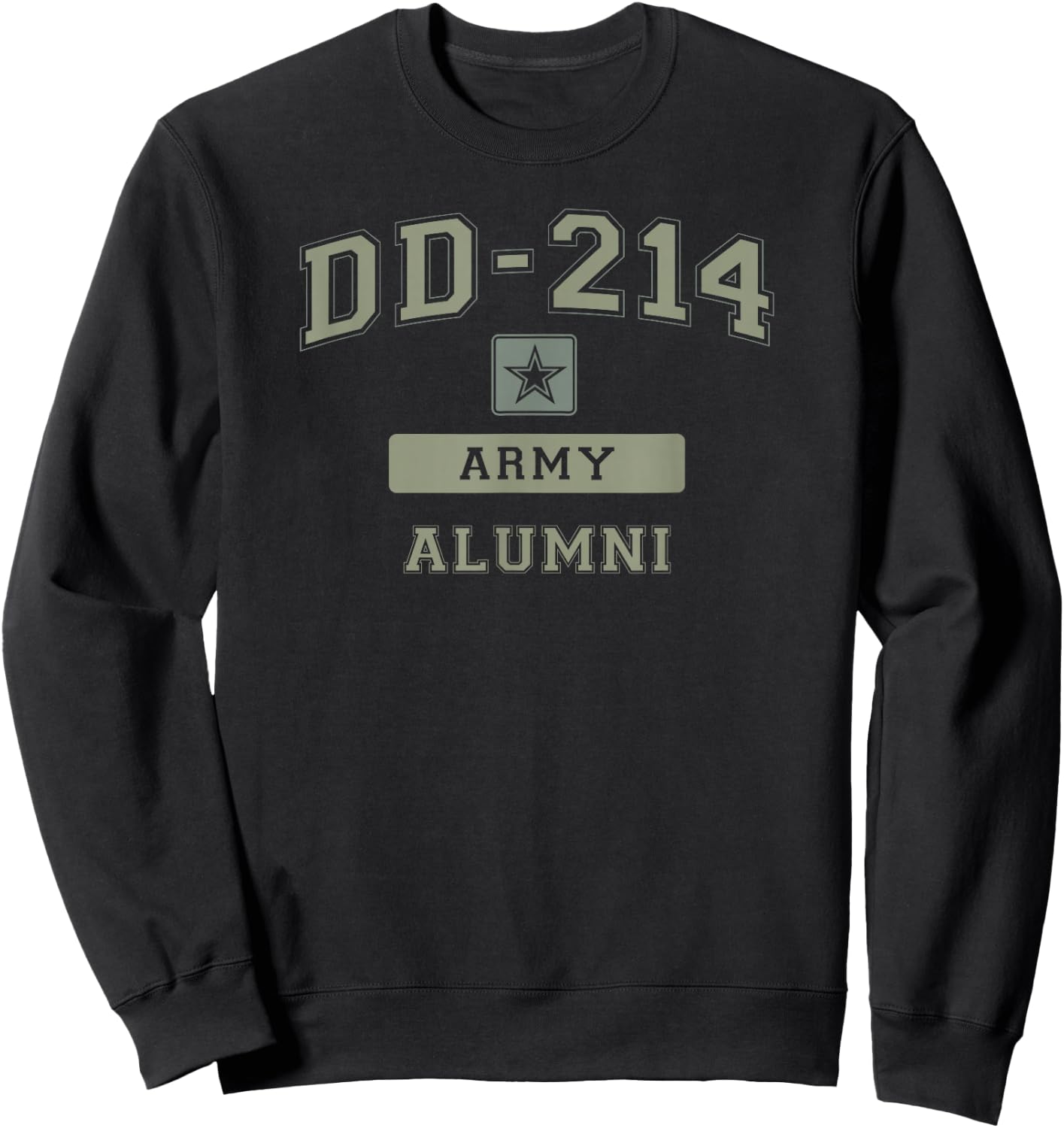 DD-214 US Army Alumni Sweatshirt - Sweatshirt | Black