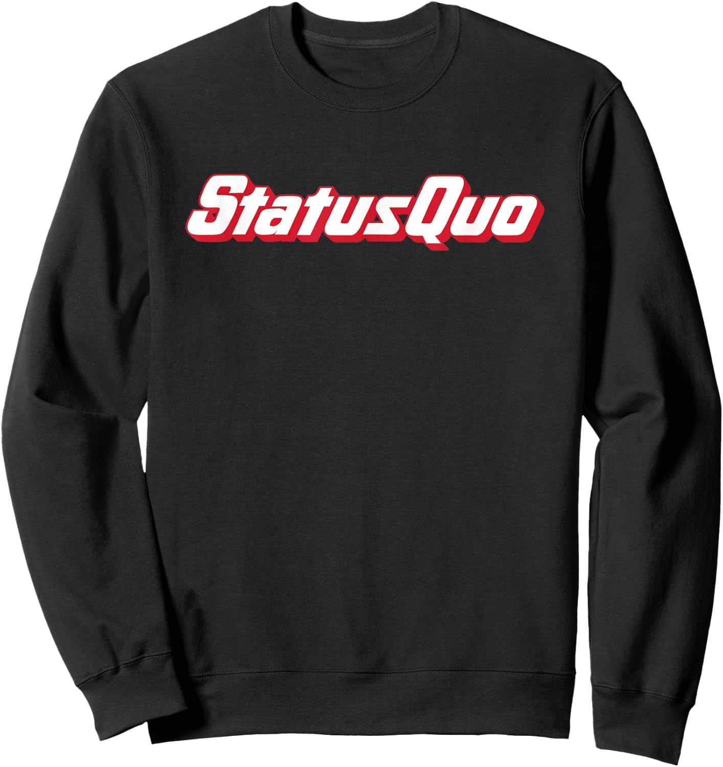 Status Quo Red White Logo Sweatshirt - Sweatshirt | Black