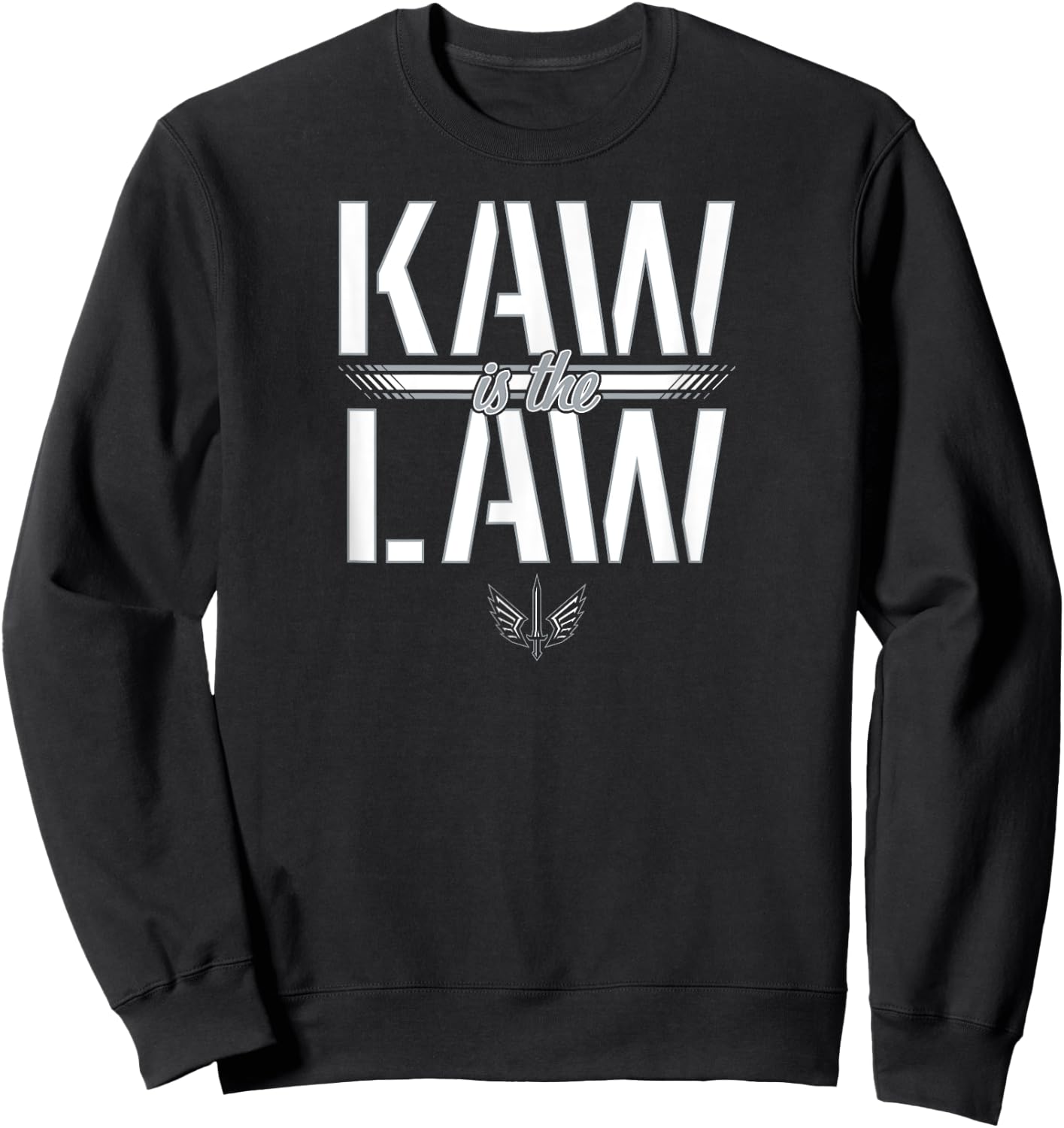 St. Louis Battlehawks - Kaw is The Law - St. Louis Football Sweatshirt - Sweatshirt | Black