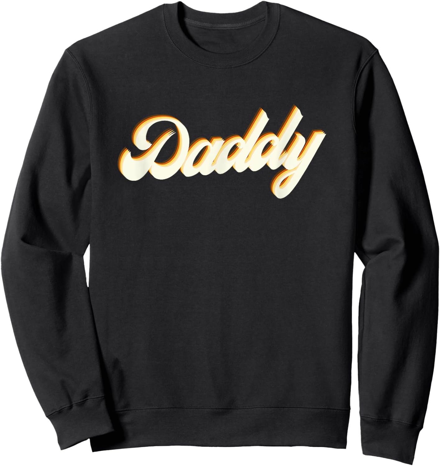 Gay Bear Shirt with Bear Daddy Pride Flag Woof Gay Daddy Sweatshirt - Sweatshirt | Black