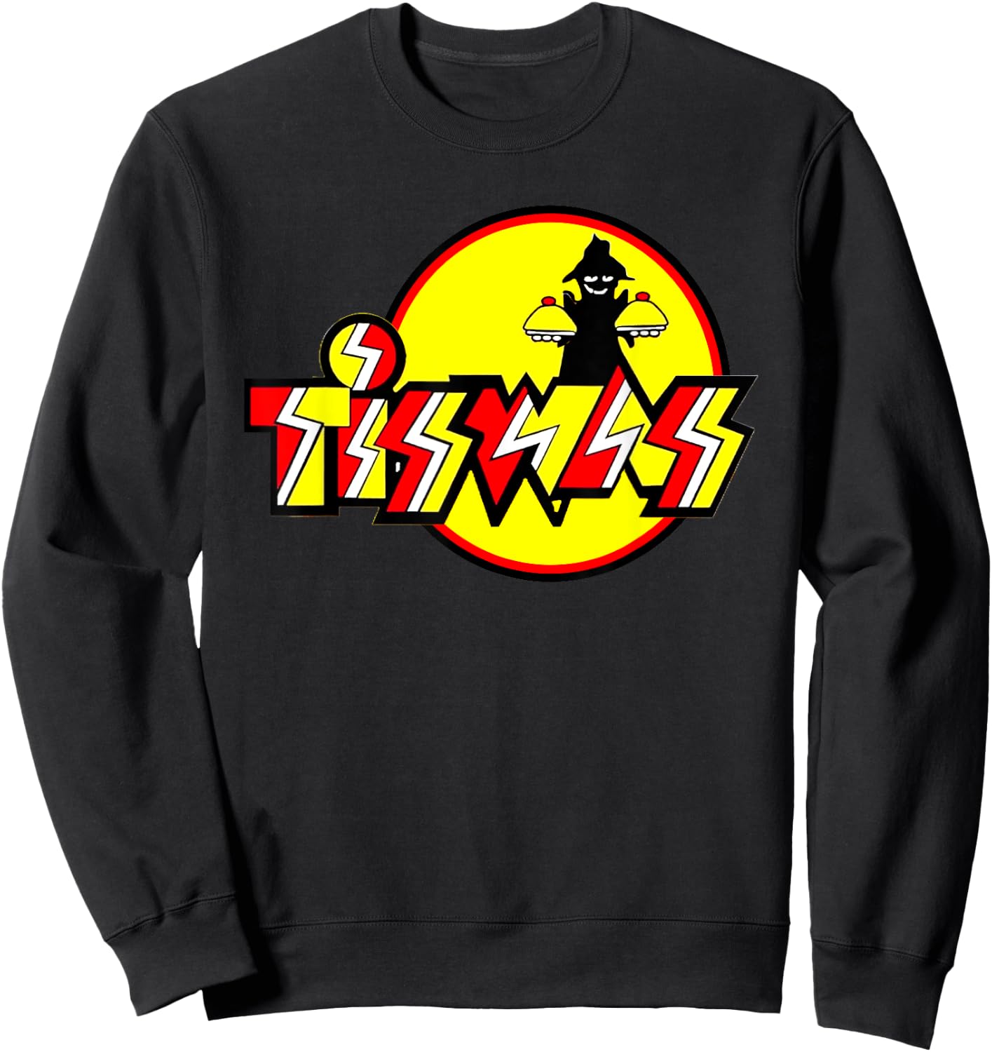 Retro Vintage 1970's 1980's Tiswas Sweatshirt - Sweatshirt | Black