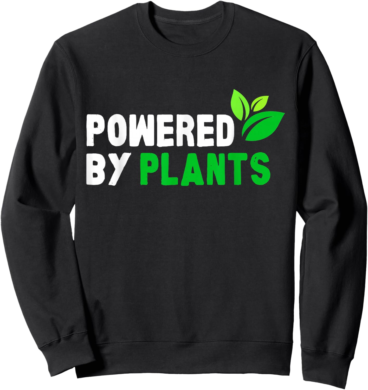 Plant Vegan Vegitarian Meal Health Diet Chef Men & Small Sweatshirt - Sweatshirt | Black