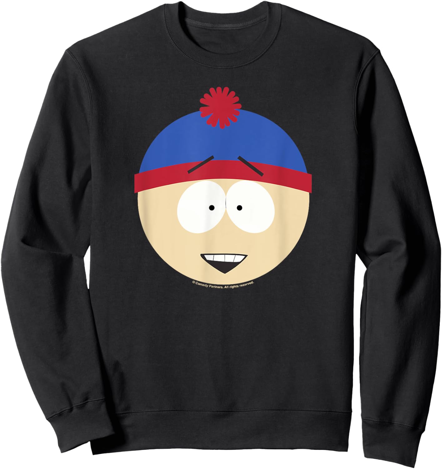 South Park Stan Smile Face Halloween Sweatshirt - Sweatshirt | Black
