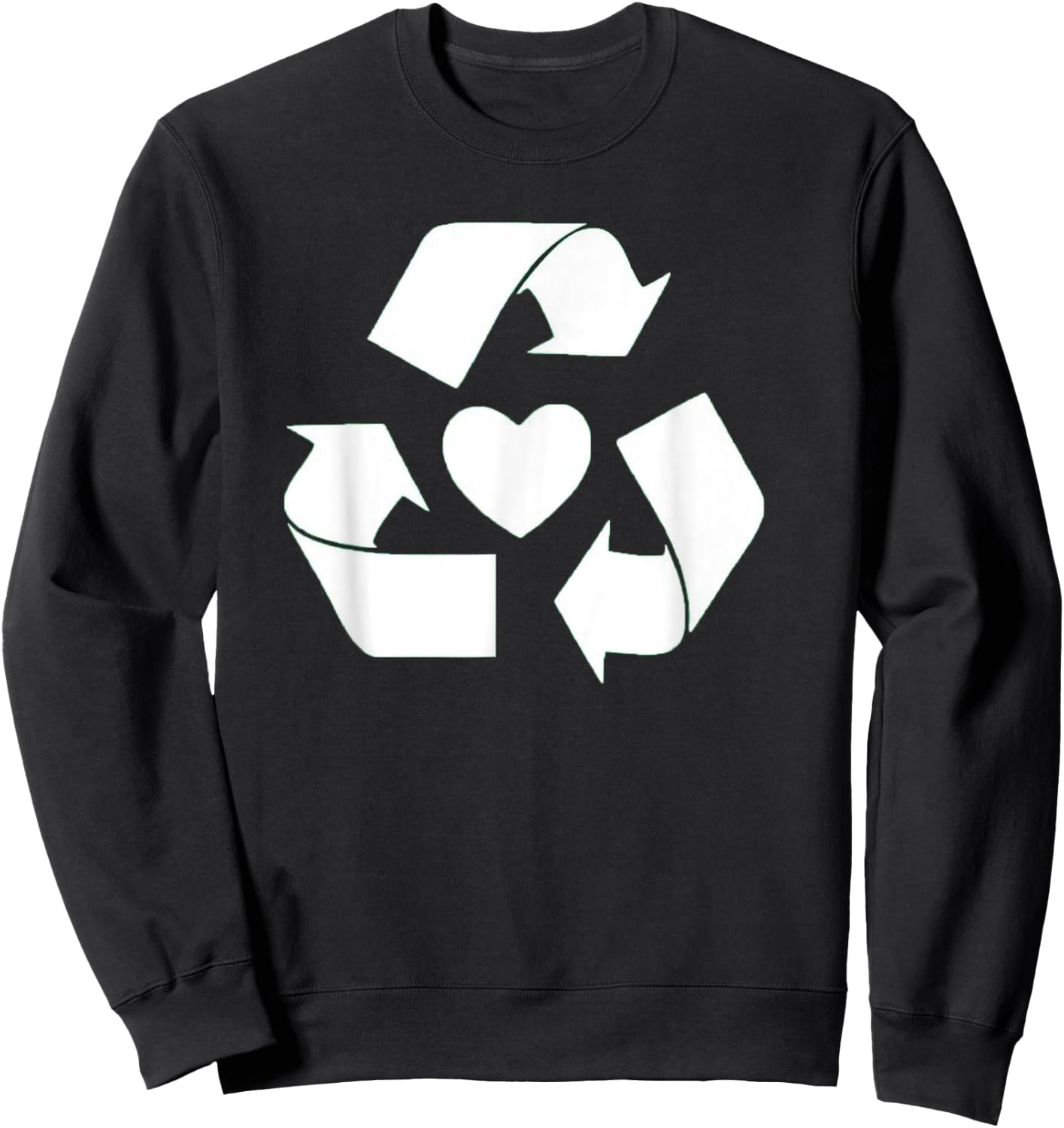 Recycle shirt , recycle , recycle for youth Sweatshirt - Sweatshirt | Black