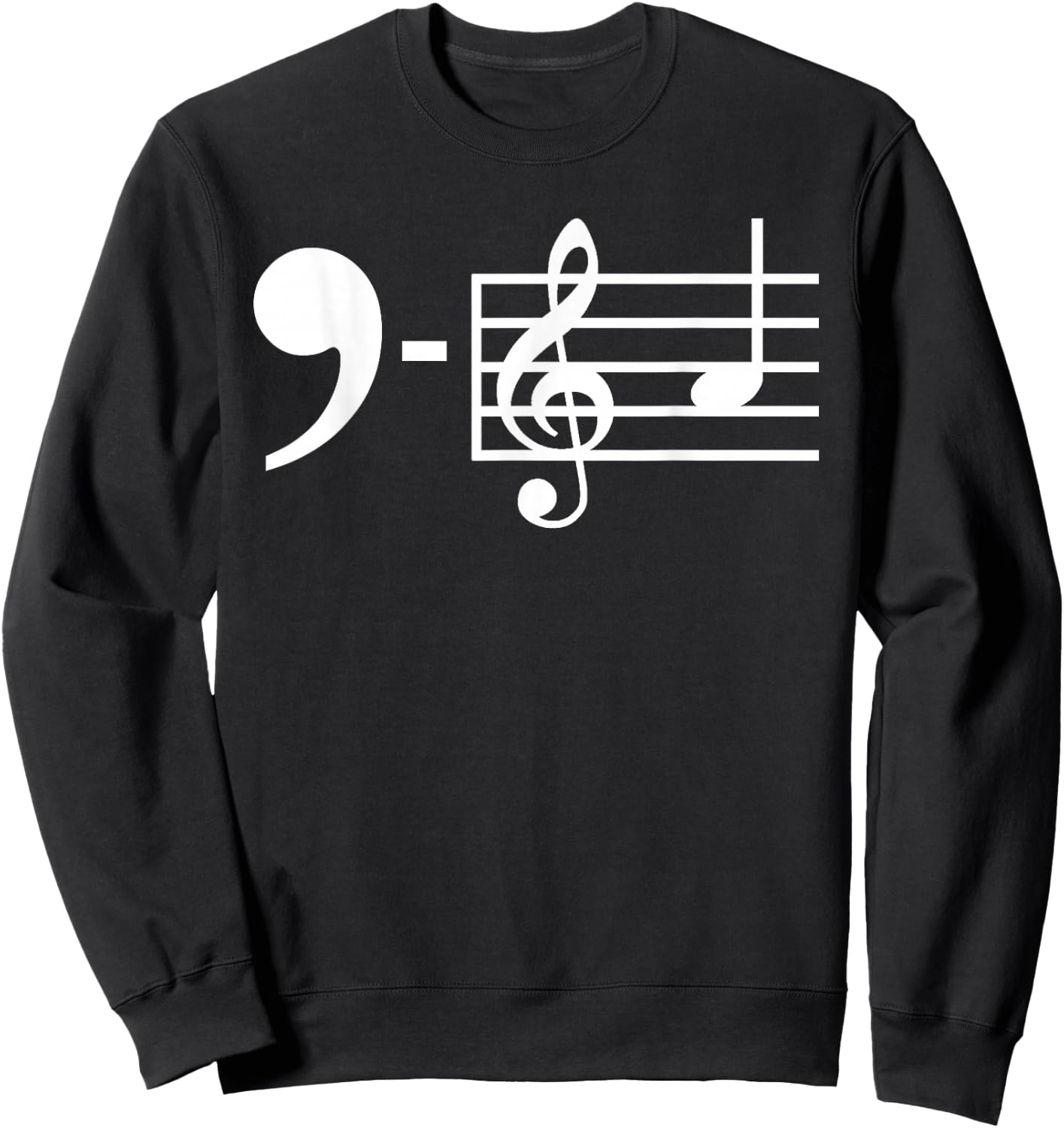 Comma La Music Notes Kamala Harris Supporter Music Teacher Women Sweatshirt - Sweatshirt | Black