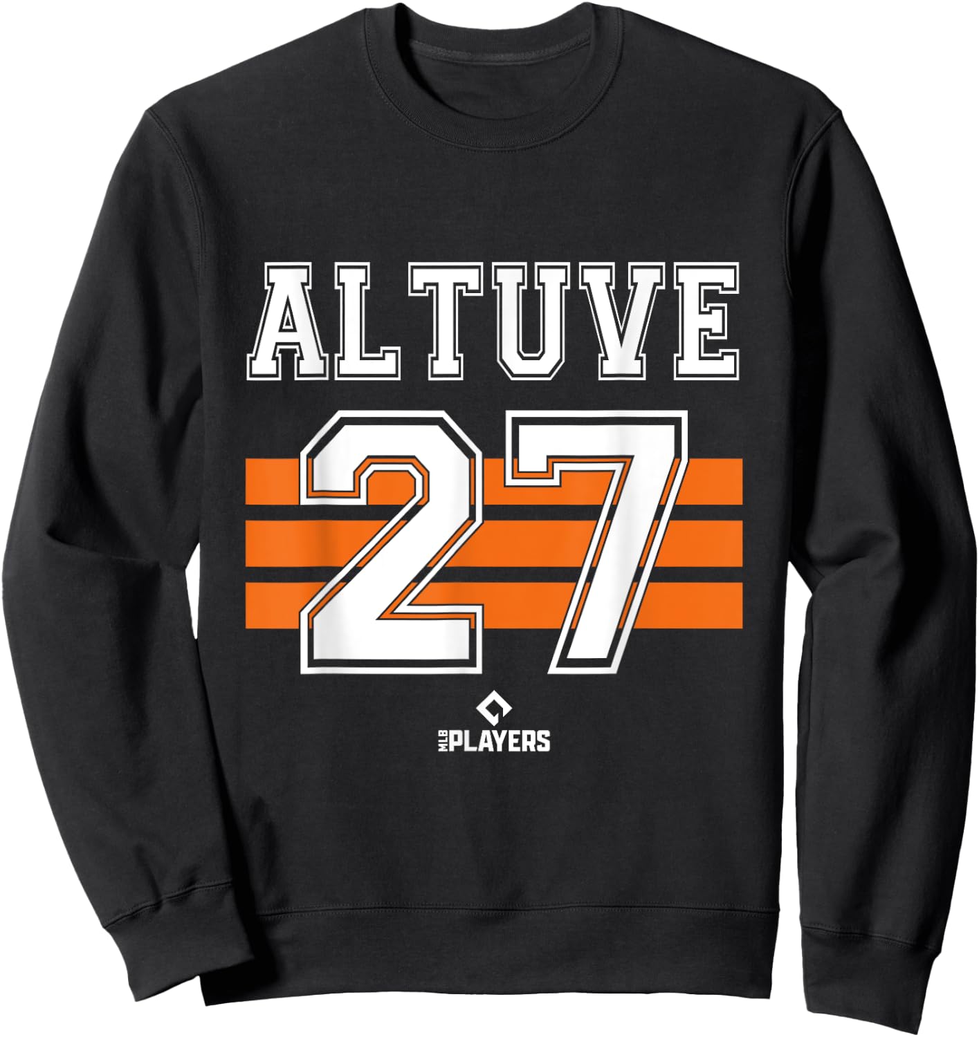 Jose Altuve 27 Houston Texas Baseball MLB Players Sweatshirt - Sweatshirt | Black