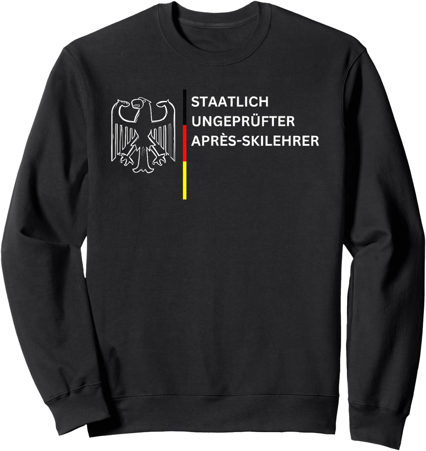 State Untested Après Ski Instructor , black Sweatshirt - Sweatshirt | Black