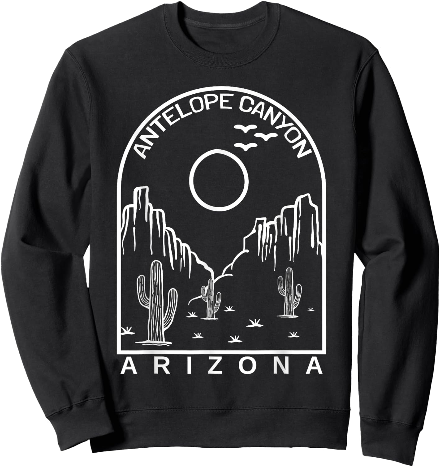 Grand Antelope Canyon Arizona Visitor Tourist Trek Parks Sweatshirt - Sweatshirt | Black