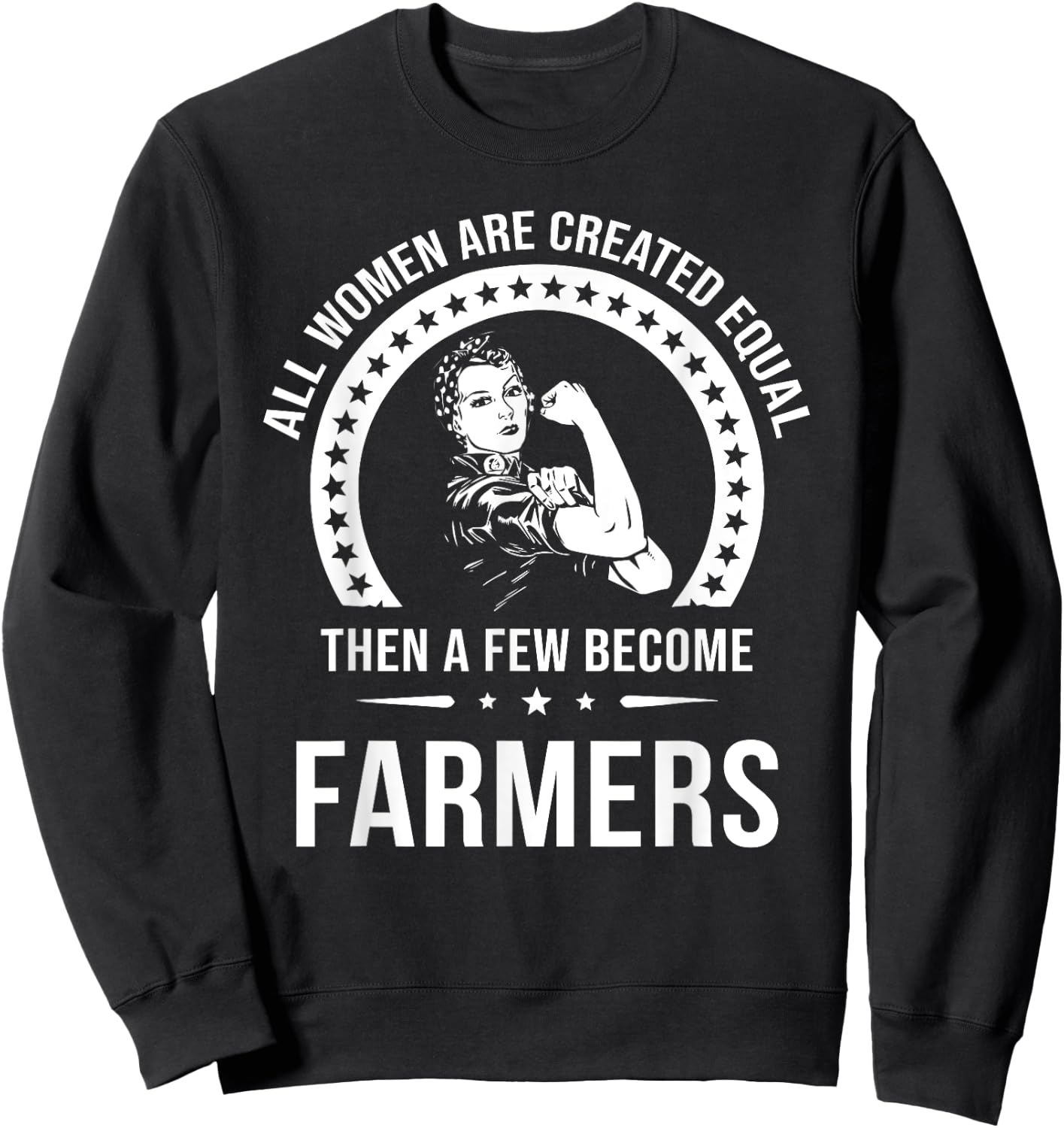 Peasant Shirt Sweatshirt - Sweatshirt | Black