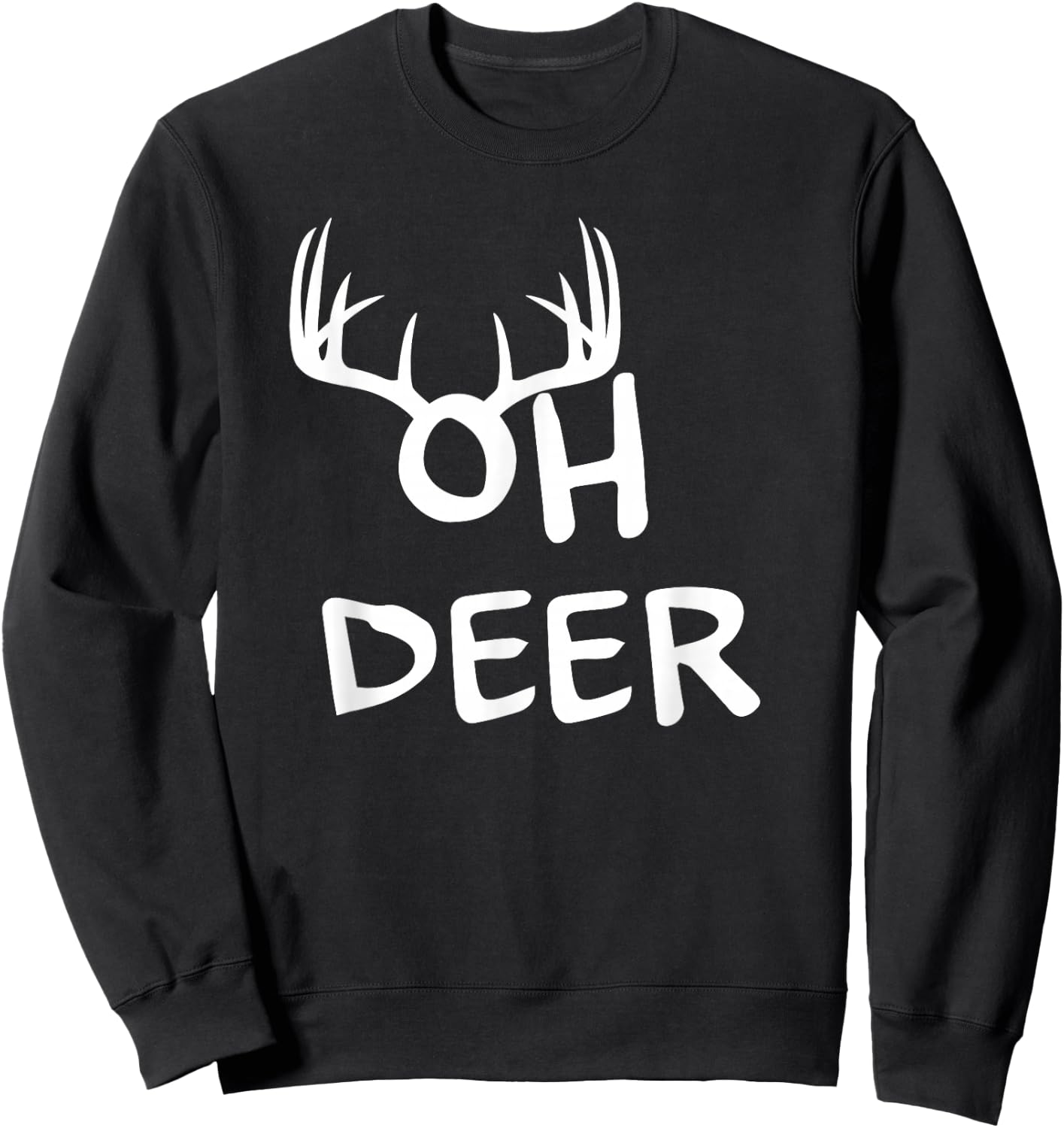 Oh Deer Hunter Sweatshirt - Sweatshirt | Black