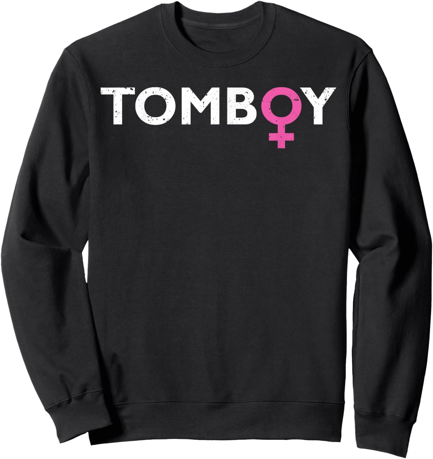 Girls Tomboy, Female, Tomboy, Masculine, Tomboy Sweatshirt - Sweatshirt | Black