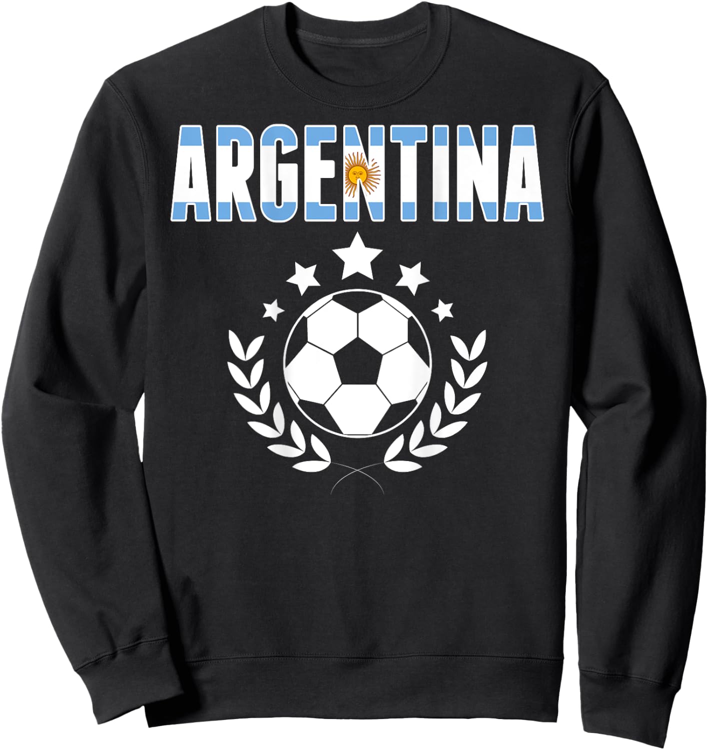 Argentinien Soccer Fans Trikot - Support argentinischer Fußball Sweatshirt - Sweatshirt | Black