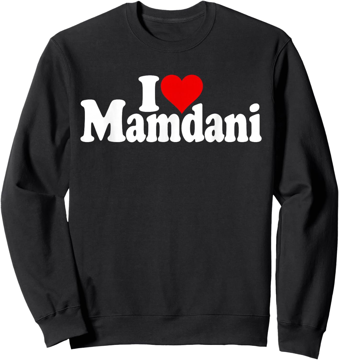 J'adore Heart MAMDANI Sweatshirt - Sweatshirt | Black