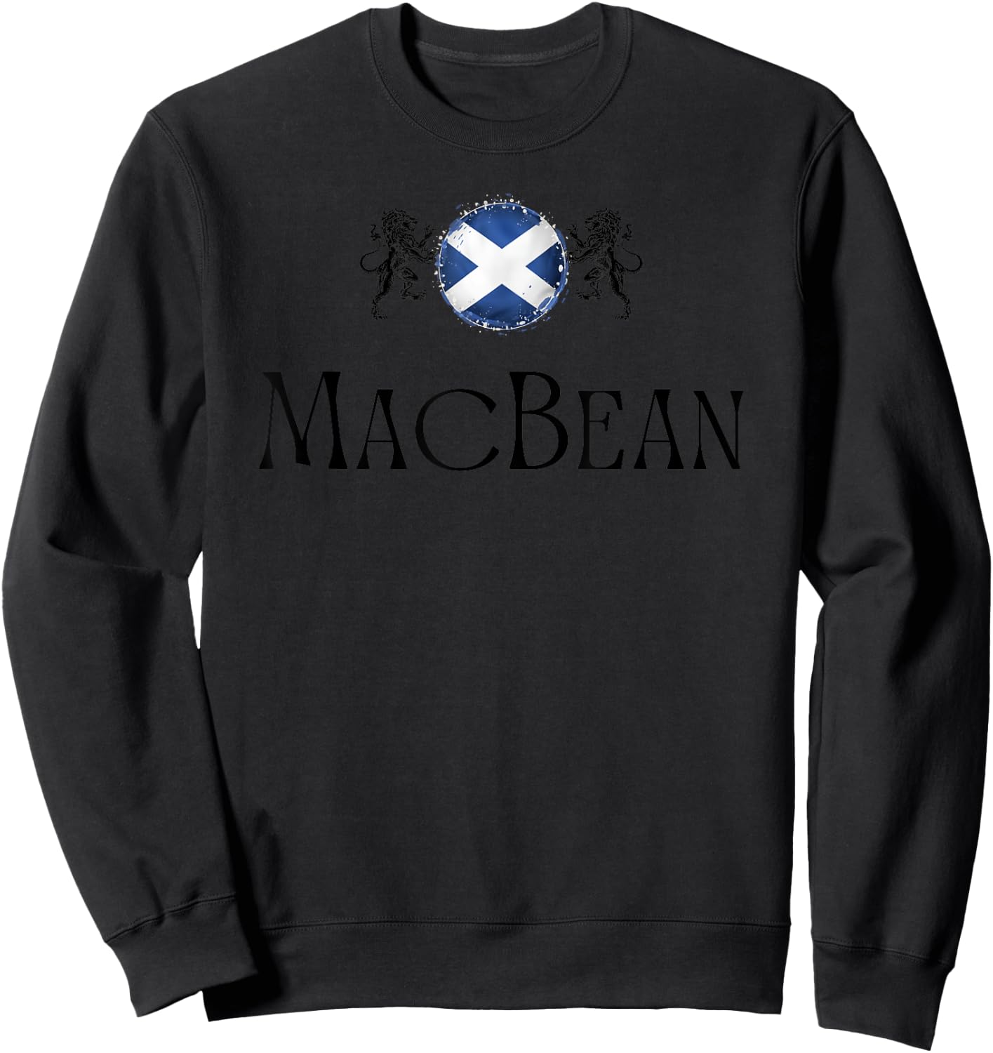 MacBean Clan Scottish Family Name Scotland Heraldry Sweatshirt - Sweatshirt | Black