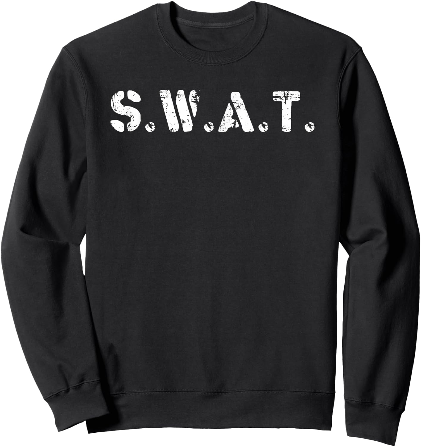SWAT Polizisten Halloween Zukunft Polizist Sheriff Sweatshirt - Sweatshirt | Black