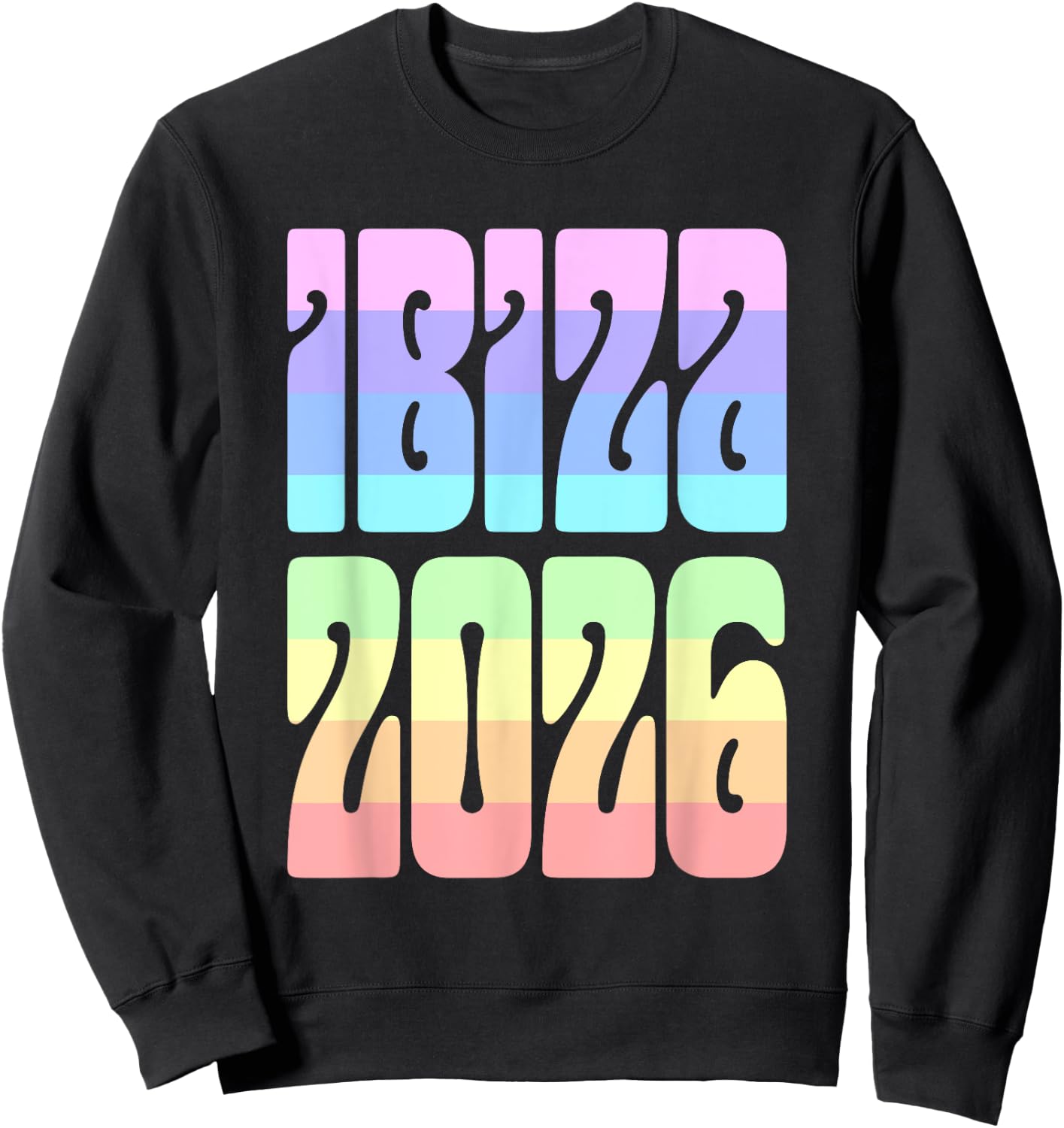 Ibiza Pastel Evening 2026 Sweatshirt - Sweatshirt | Black