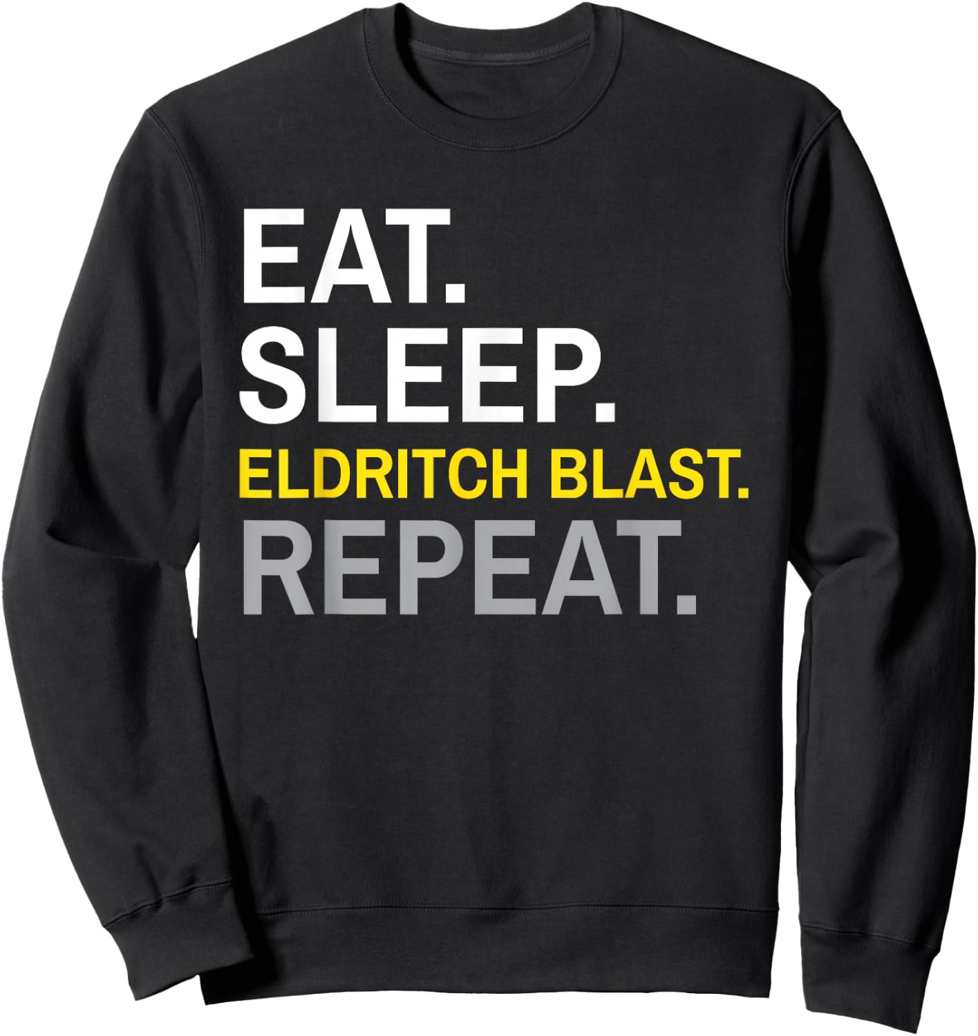 Warlock Class Eldritch Blast Sweatshirt - Sweatshirt | Black