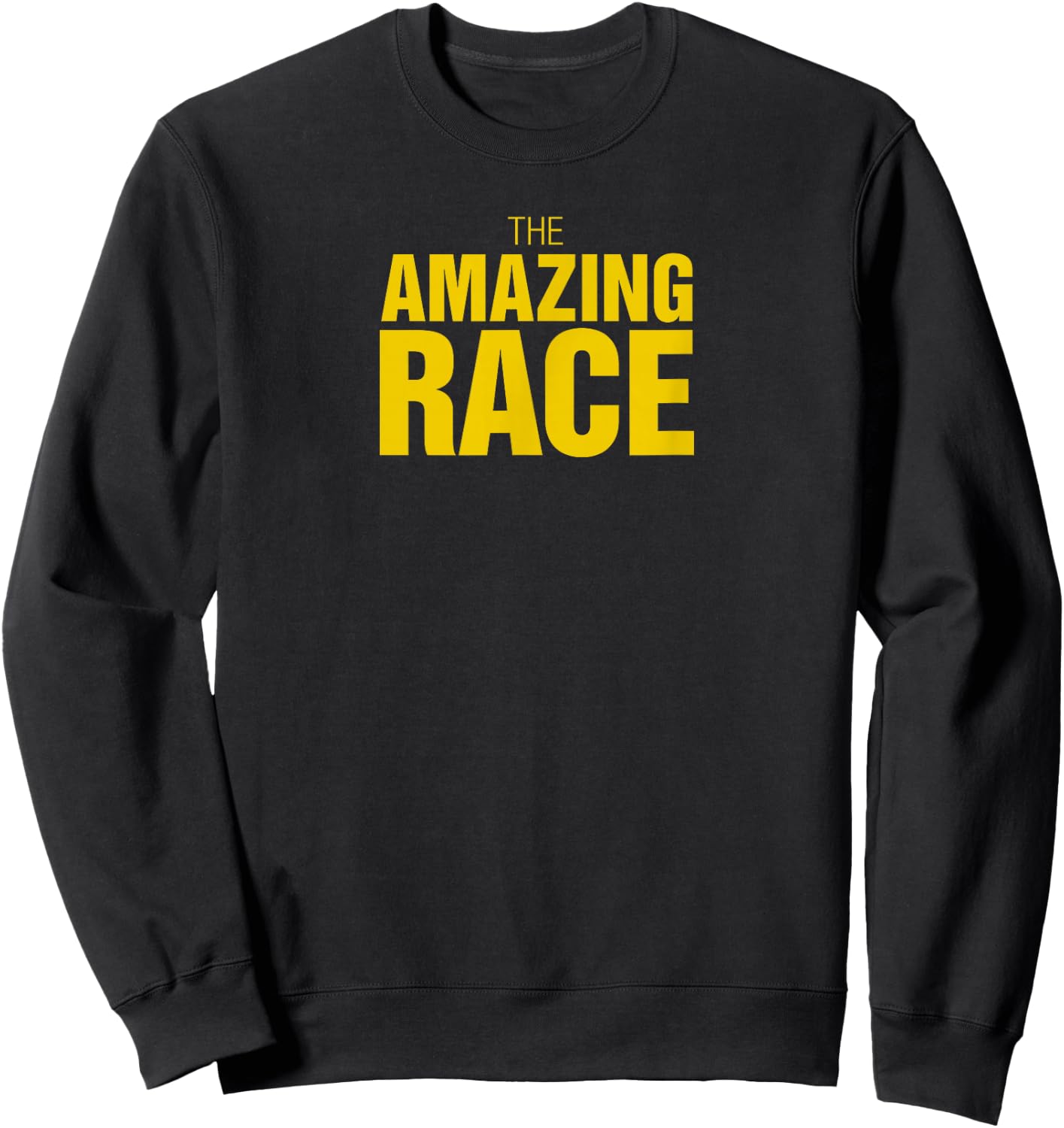 The Amazing Race Yellow Logo Sweatshirt - Sweatshirt | Black