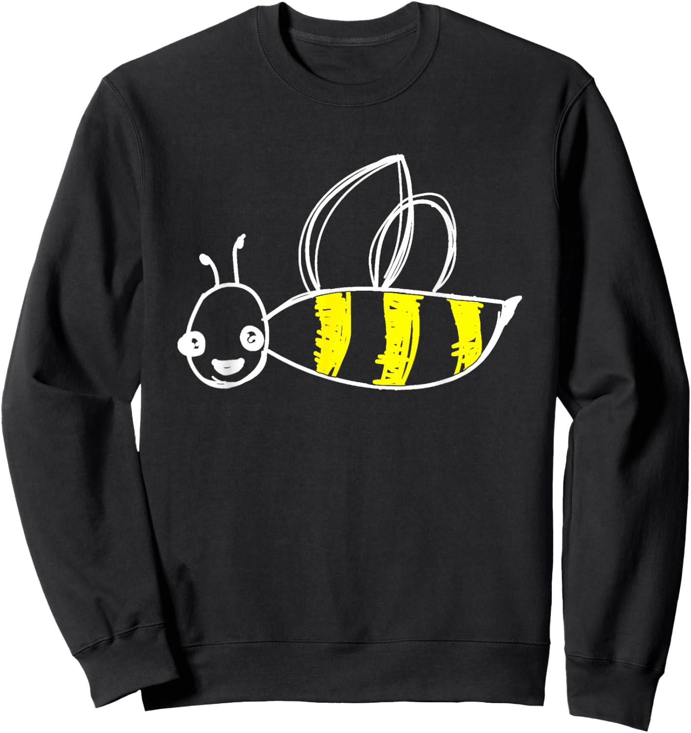 Flying Cute Bumblebee Honey bee Beekeeper Gift Men Women Sweatshirt - Sweatshirt | Black