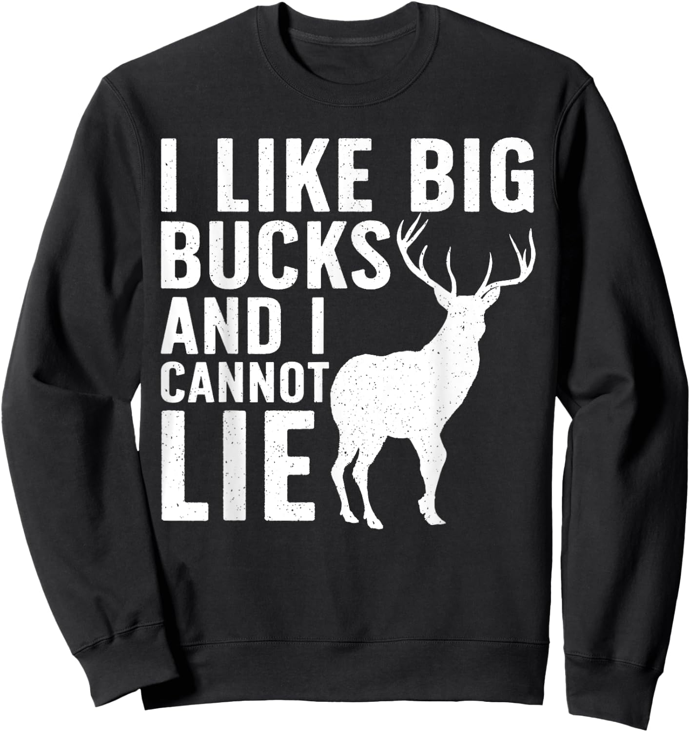Deer Hunting Art Women Wildlife Hunter Deer Hunting Sweatshirt - Sweatshirt | Black