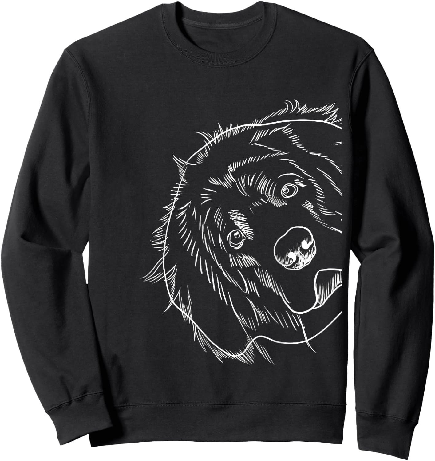 Funny Leonberger Dog Men Women Kids Sweatshirt - Sweatshirt | Black