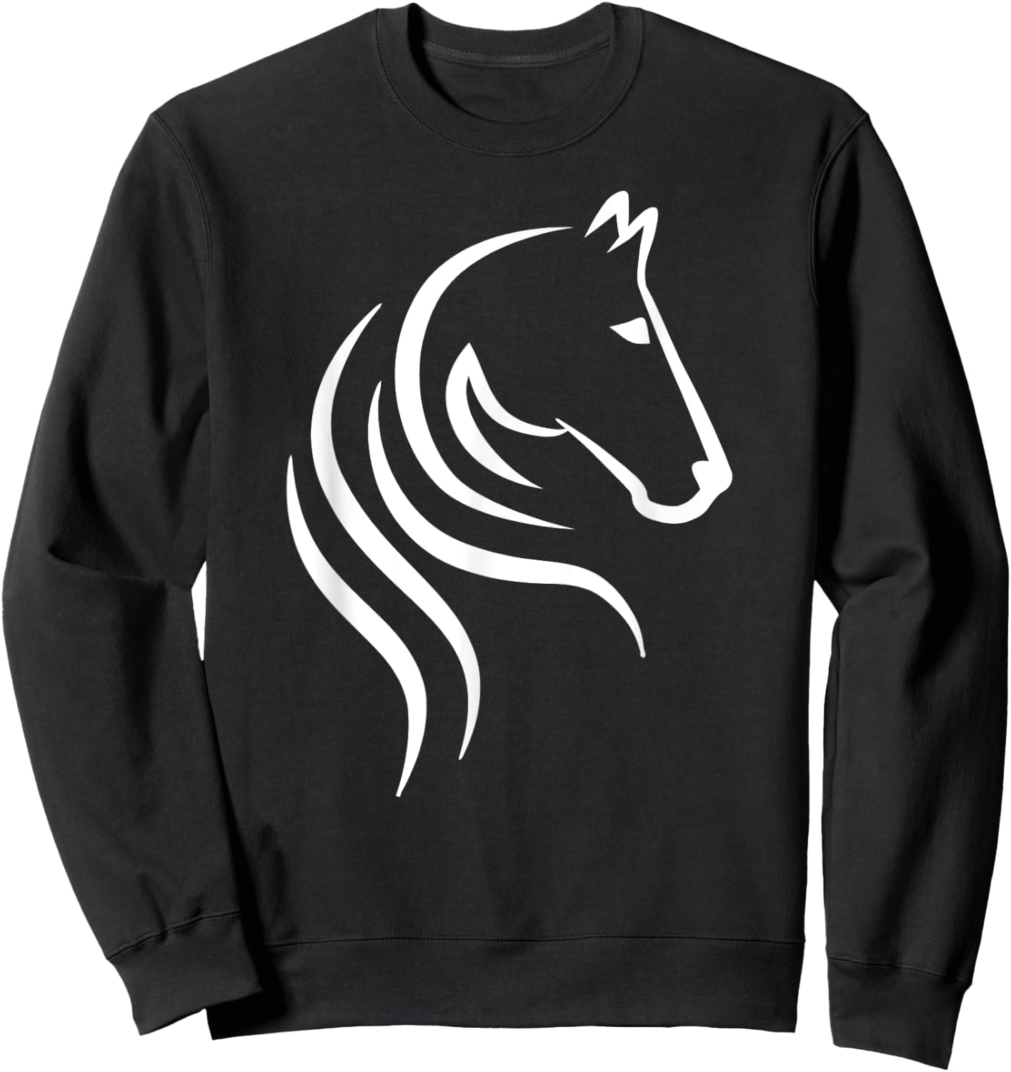 Horse head Sweatshirt - Sweatshirt | Black