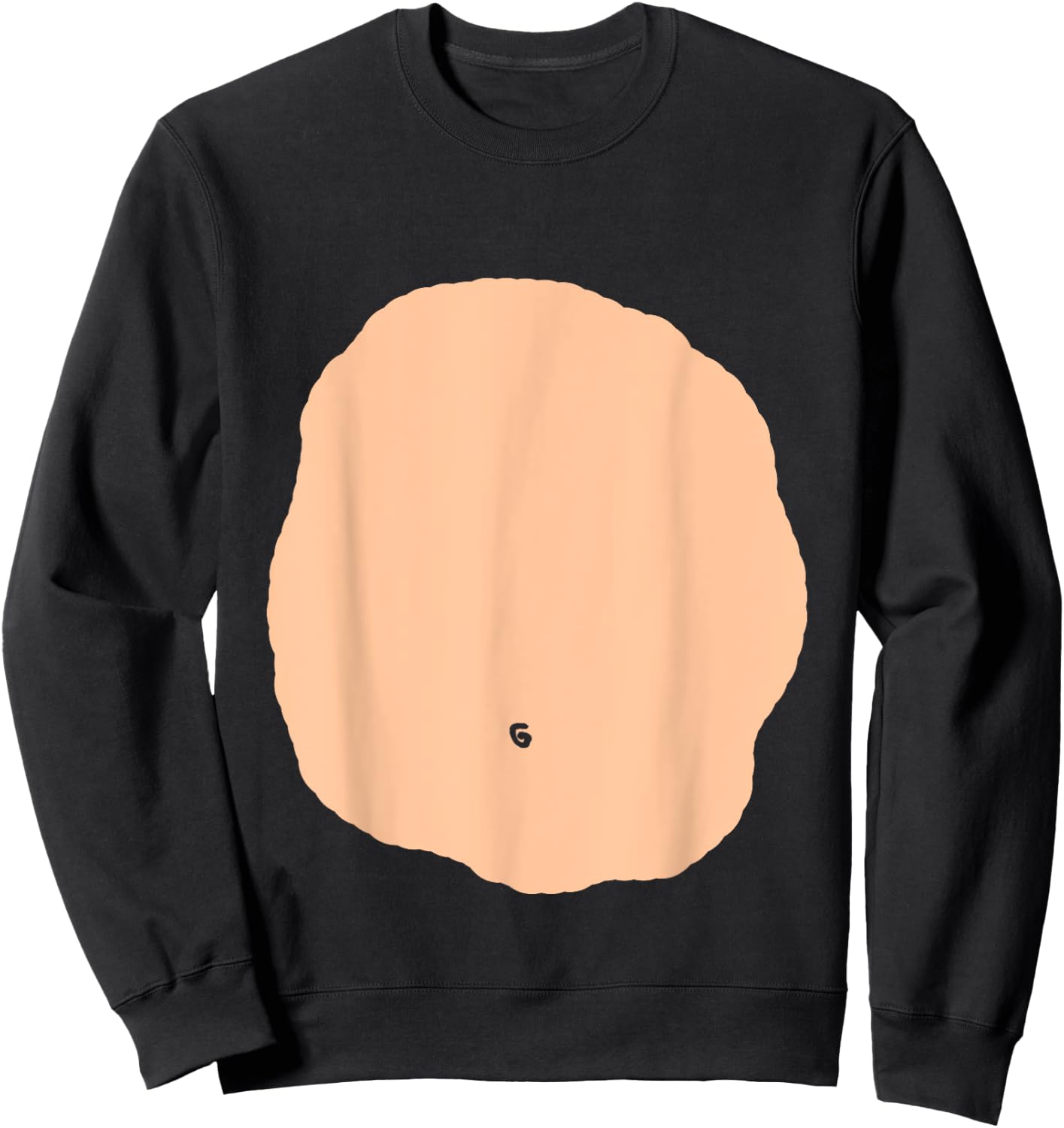 Monkey Belly Monkey Halloween Costume Monkey Chest Sweatshirt - Sweatshirt | Black