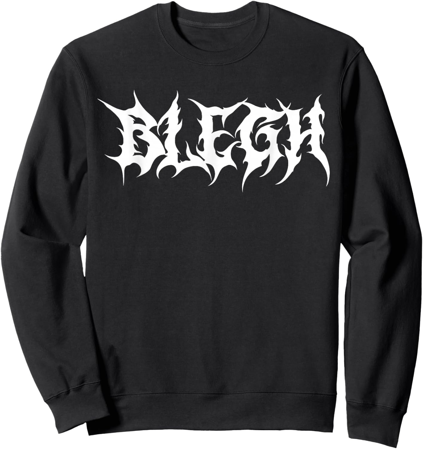 Blegh Screamo Death Metalcore Djent Music Sweatshirt - Sweatshirt | Black