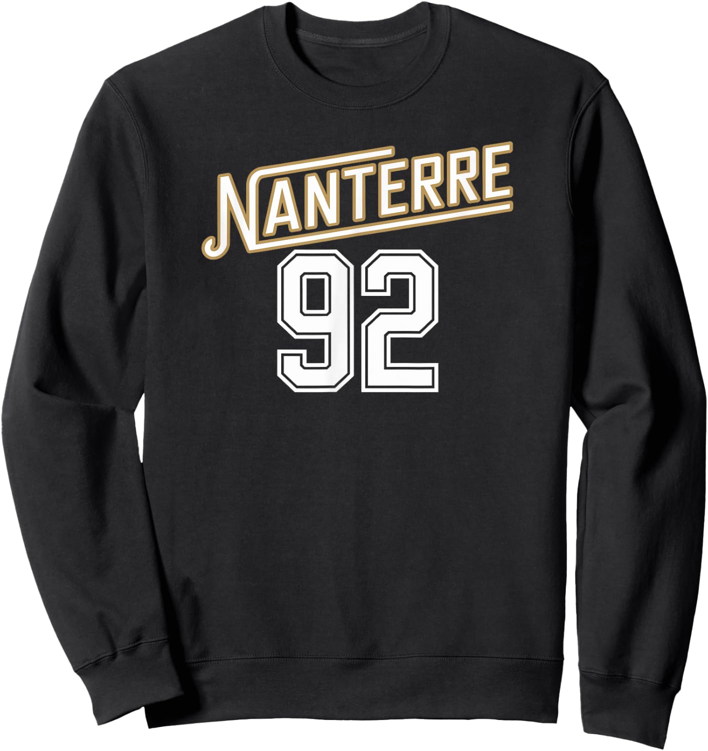 Nanterre 92 , Black, S Sweatshirt - Sweatshirt | Black