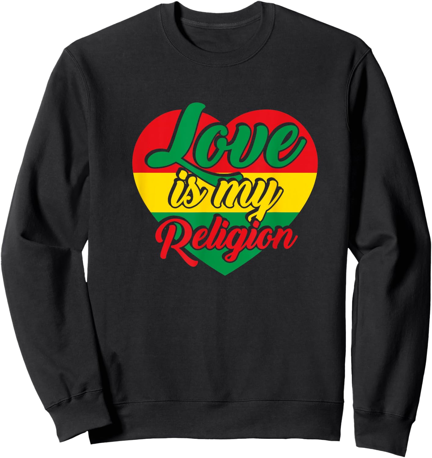 Love is my Religion Sweatshirt - Sweatshirt | Black