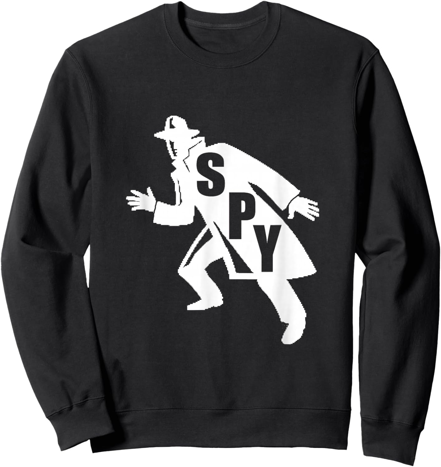 Spy Shirt- Funny Secret Agent Shirt Sweatshirt - Sweatshirt | Black