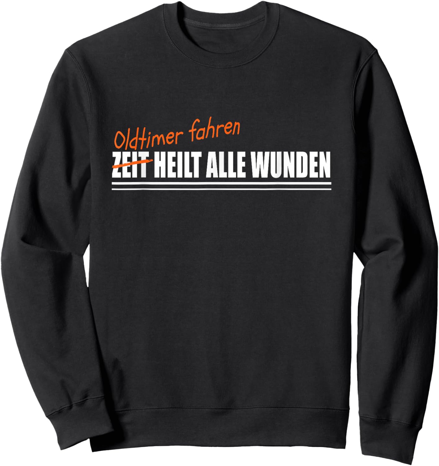 Oldtimer Fahren Oldtimer Sweatshirt - Sweatshirt | Black