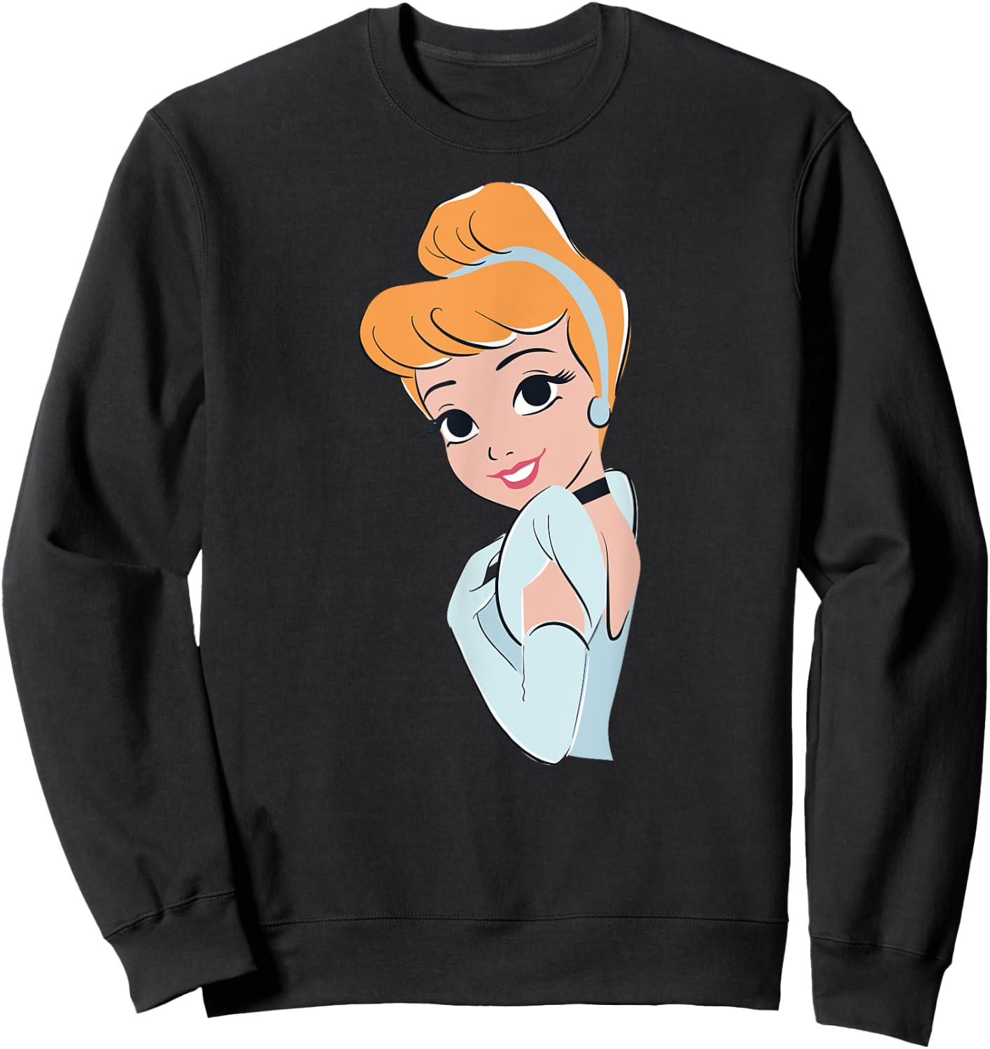 Princess Cinderella Cinderella , Black, S Sweatshirt - Sweatshirt | Black