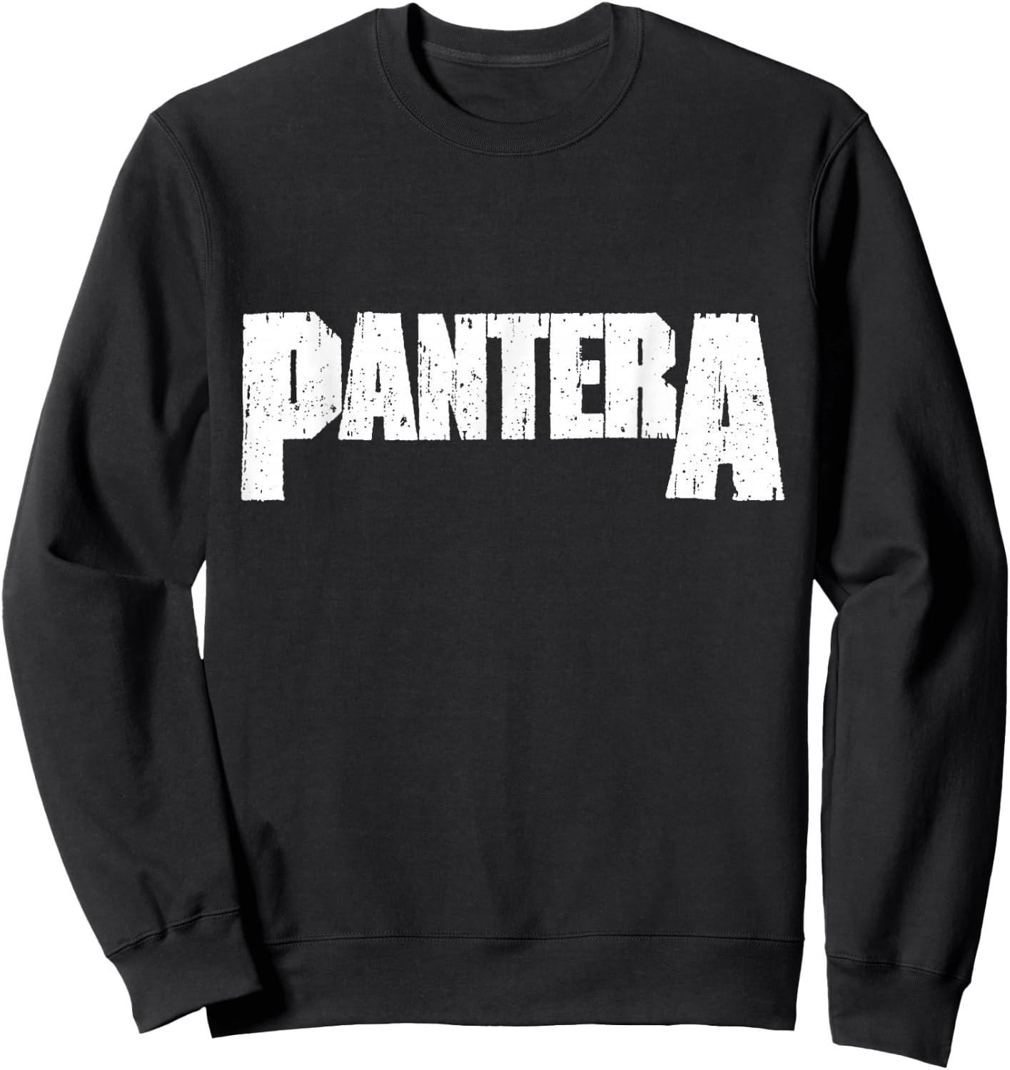 Official Pantera White Logo Sweatshirt - Sweatshirt | Black