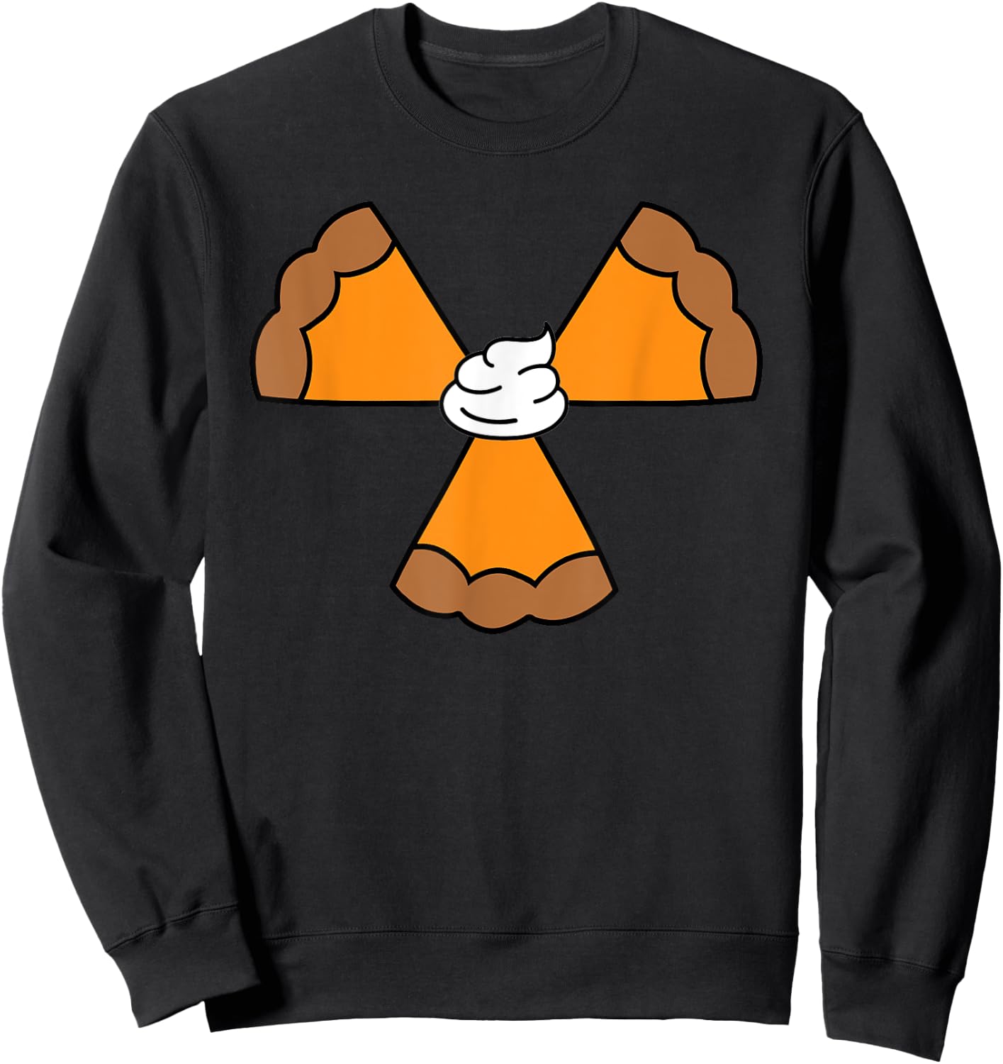 Pumpkin Pie Radiation Symbol Radiology CT Tech Thanksgiving Sweatshirt - Sweatshirt | Black