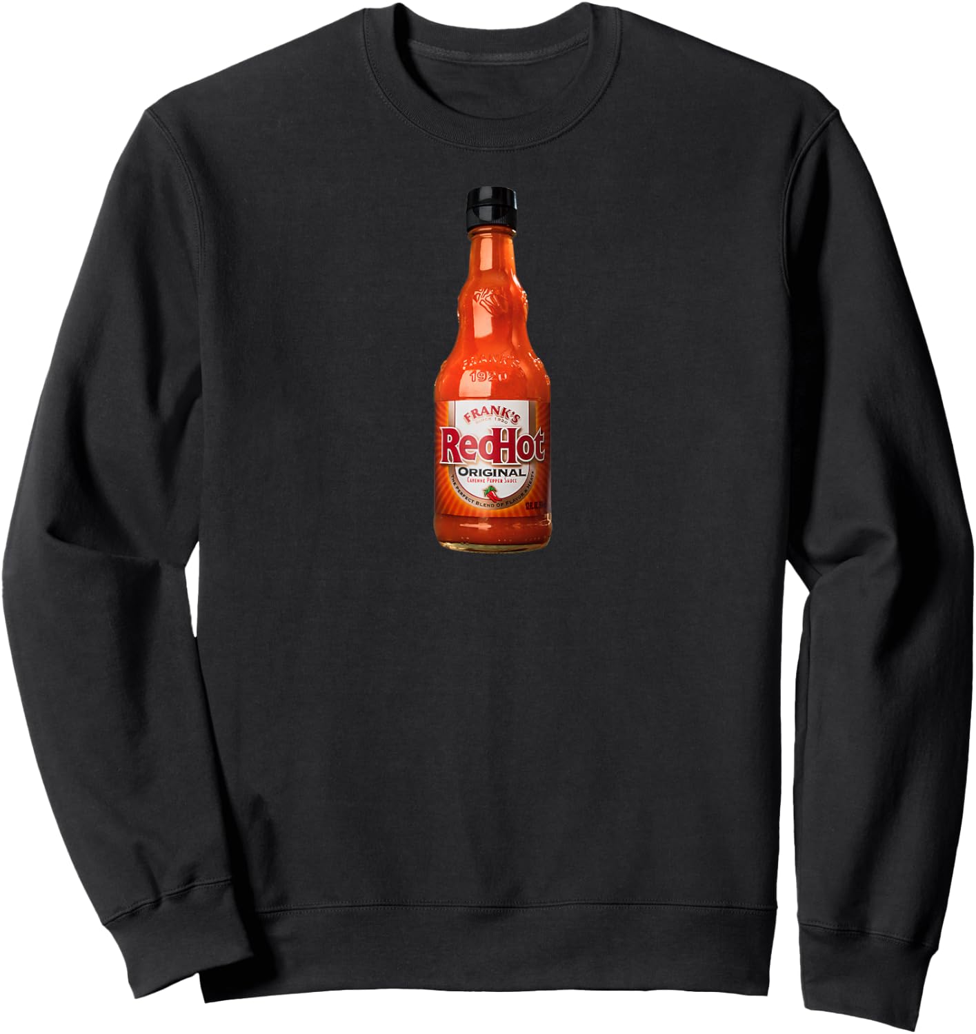 Frank's RedHot Bottle Sweatshirt - Sweatshirt | Black