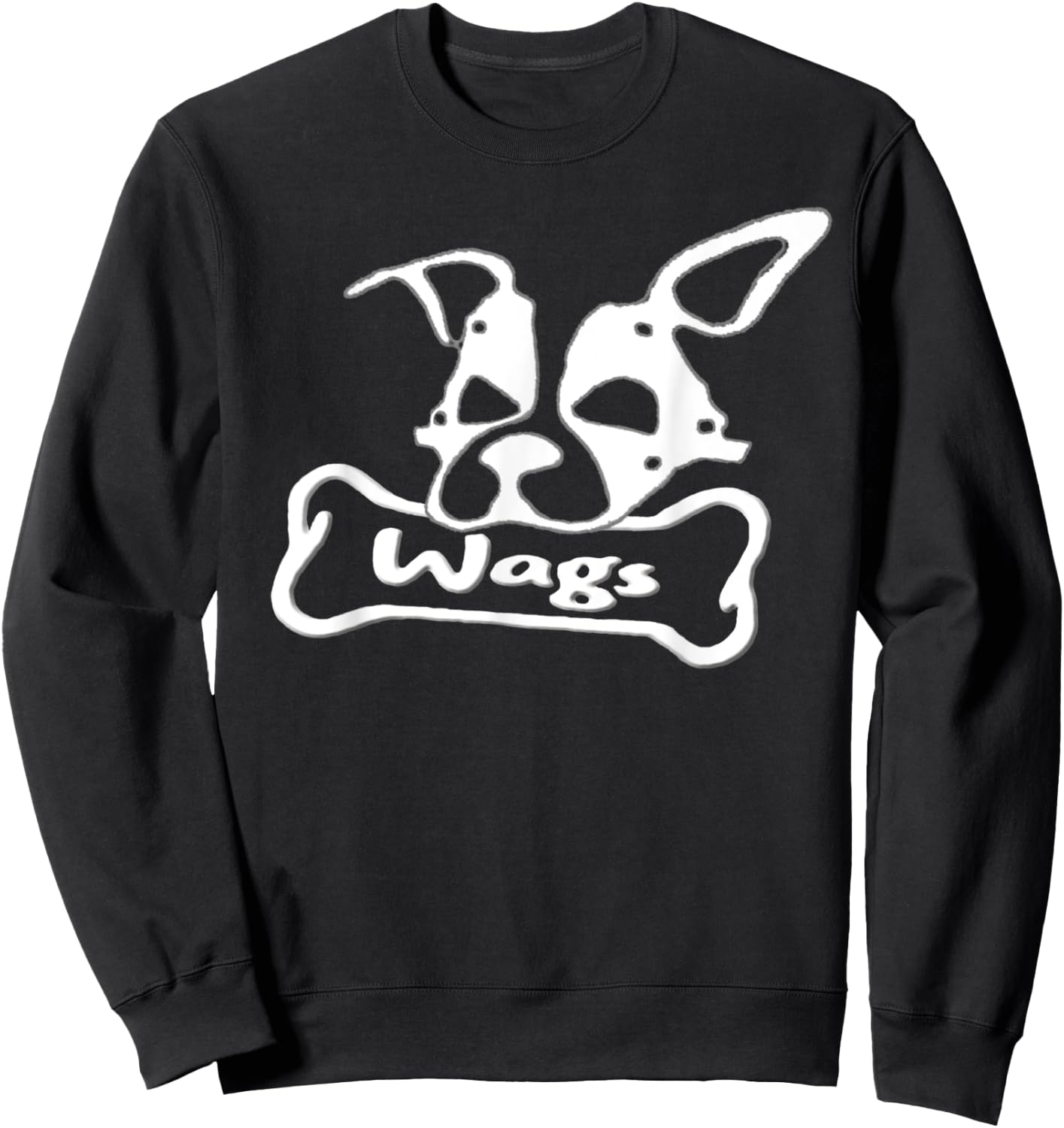Human Puppy Play Mask, BDSM Fetish Gear, Gay Wags Pup Hood Sweatshirt - Sweatshirt | Black
