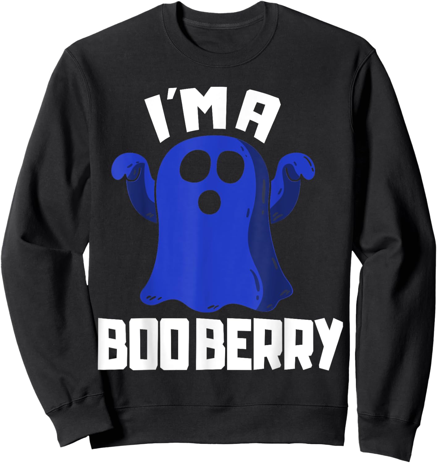 Boo Berry Halloween Funny Blueberry for Berries Fans Sweatshirt - Sweatshirt | Black