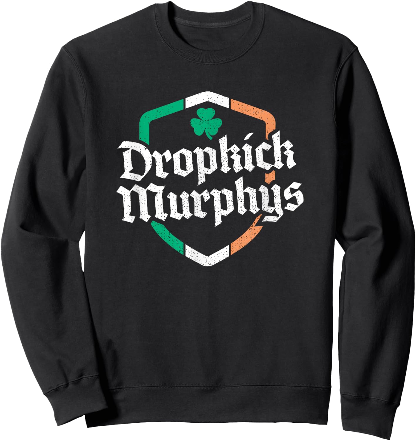 Dropkick Murphys Official Merchandise - Ireland Shield , black Sweatshirt - Sweatshirt | Black
