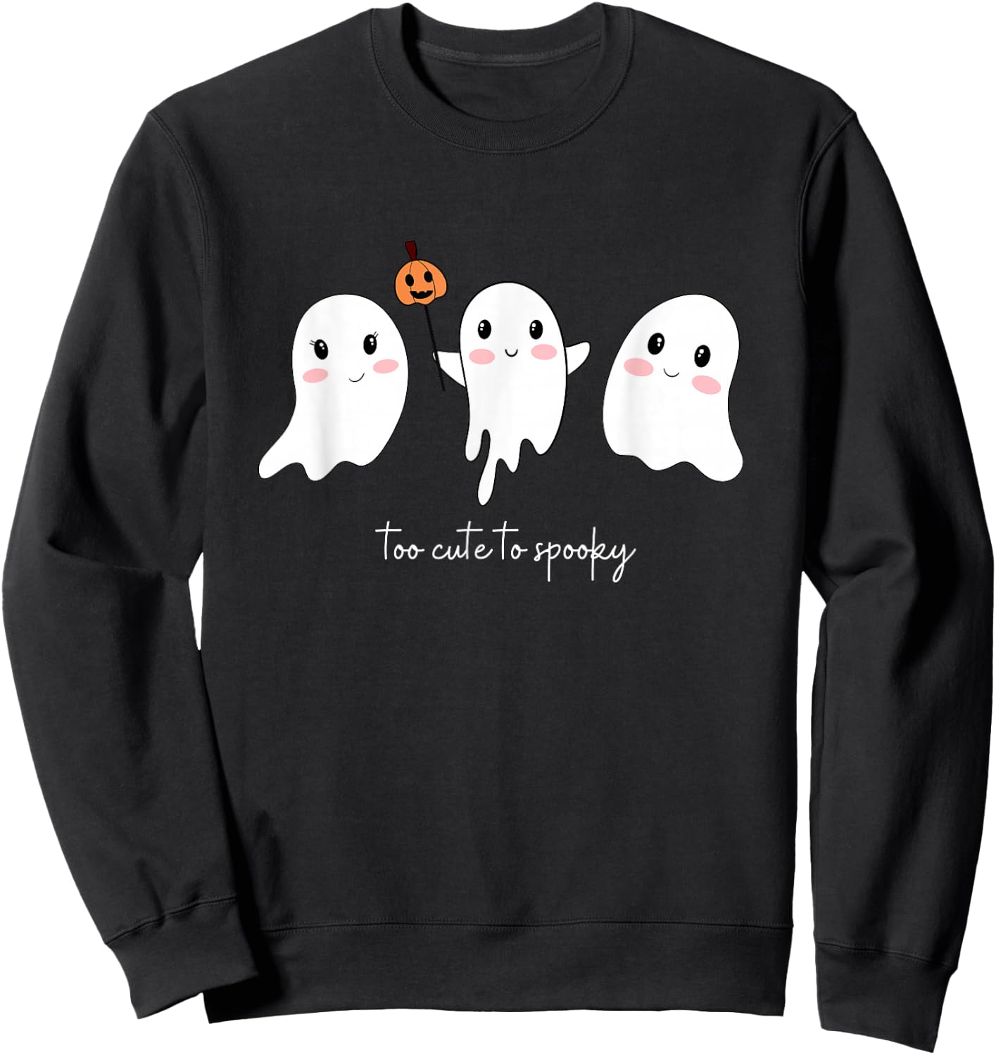 Süßer Halloween Geist Boo Sweatshirt - Sweatshirt | Black