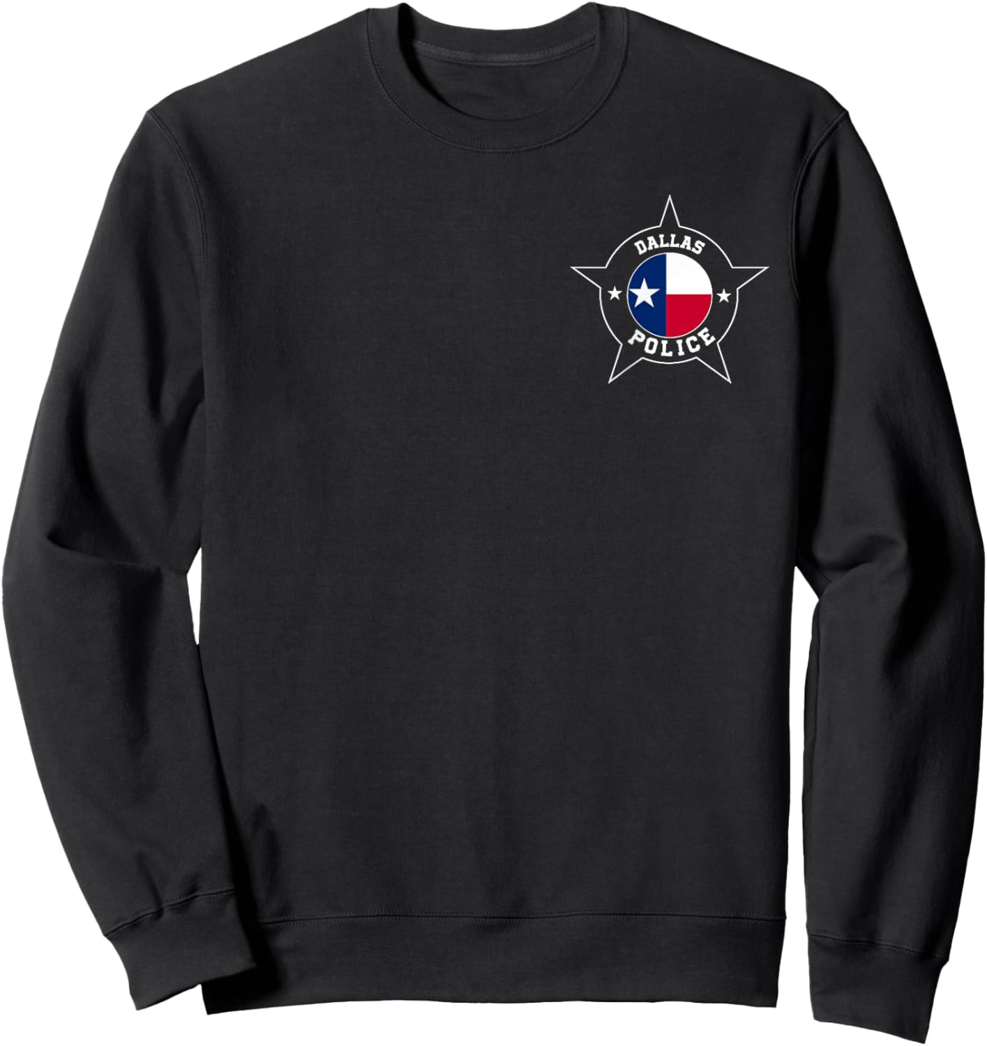 Dallas Police T Shirt - DPD Sweatshirt - Sweatshirt | Black