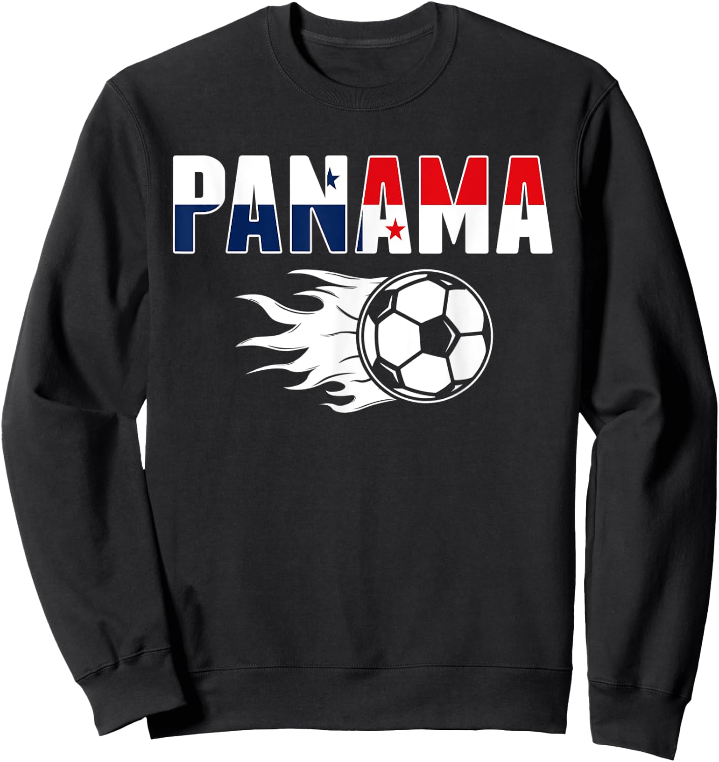 Proud Panama Soccer Fans Jersey - Panamanian Football Lovers Sweatshirt - Sweatshirt | Black