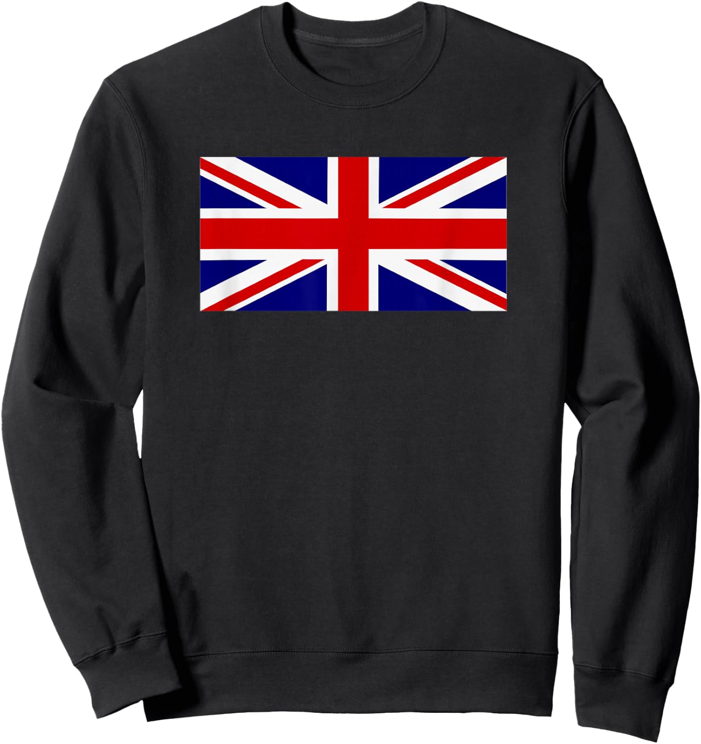 Union Jack Flag Sweatshirt - Sweatshirt | Black