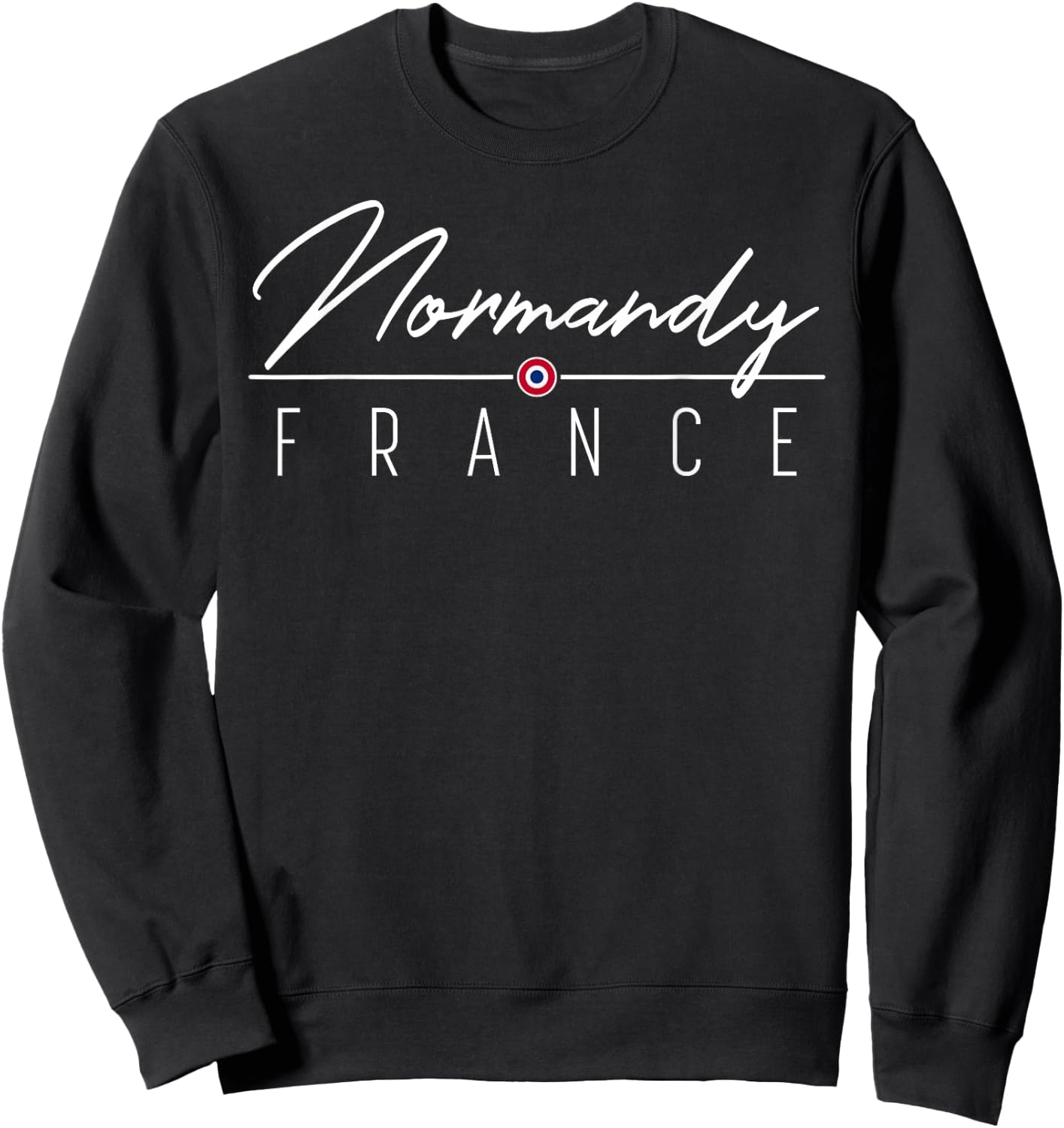 Normandy, France Sweatshirt - Sweatshirt | Black